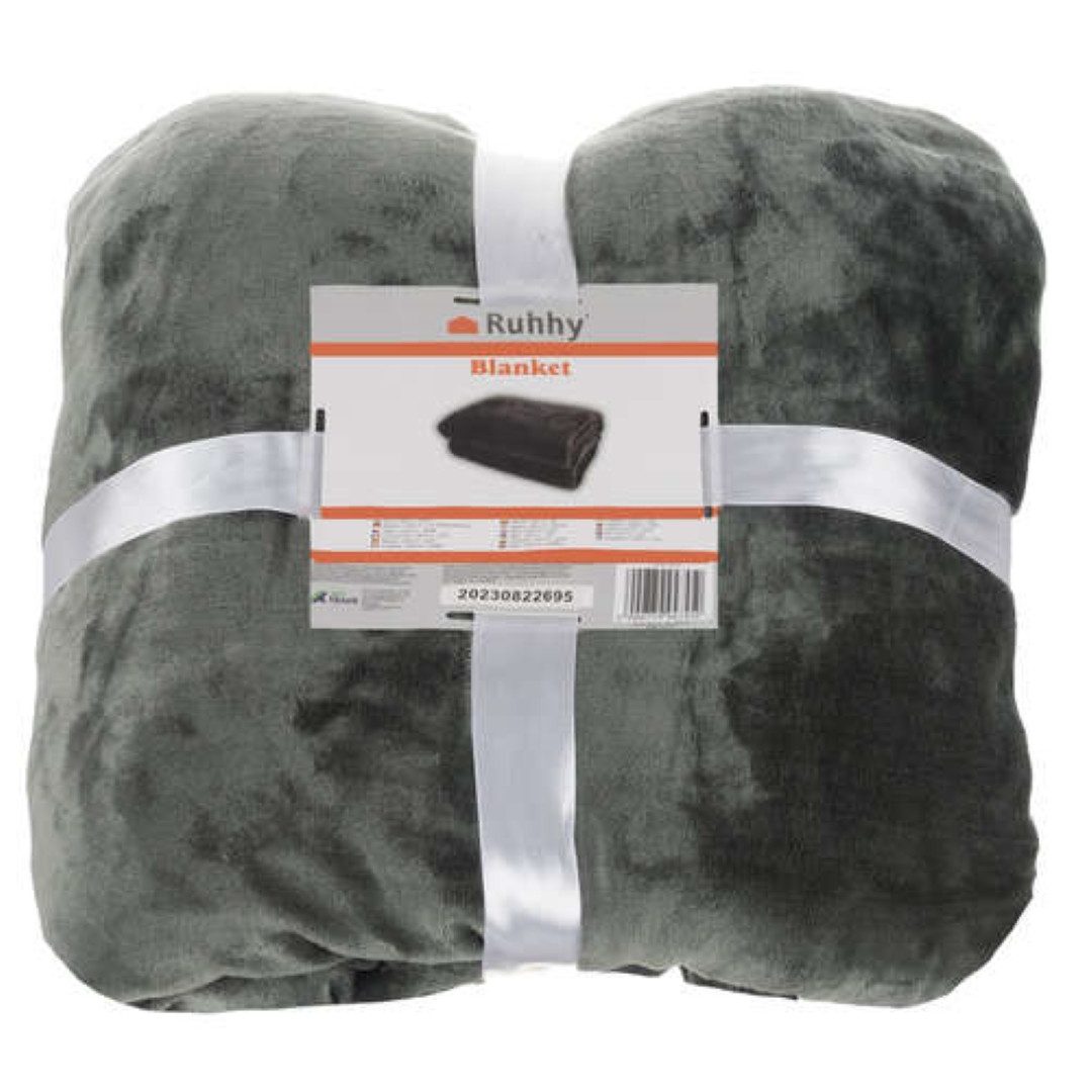 Wohndecke Kuscheldecke Tagesdecke Mikrofaser-Decke für Zuhause und Reisen, Ruhhy, Weich, warm, pflegeleicht, vielseitig einsetzbar, dekorativ