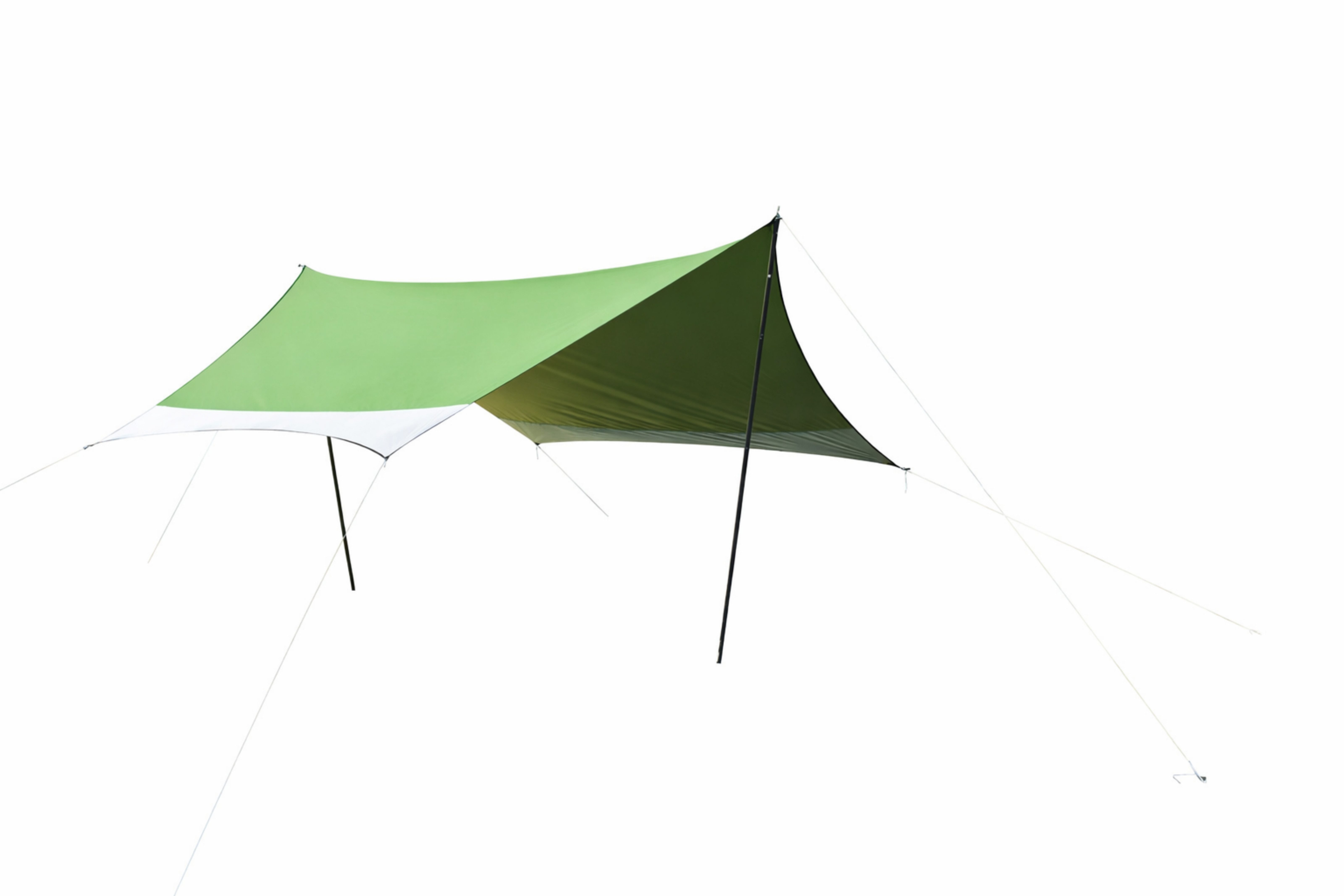 Leco Sonnensegel Festivalzelt Sandkasten Überdachung Tarp Zeltplane inkl. Tragetasche, 430/290 x 370 x 210 cm