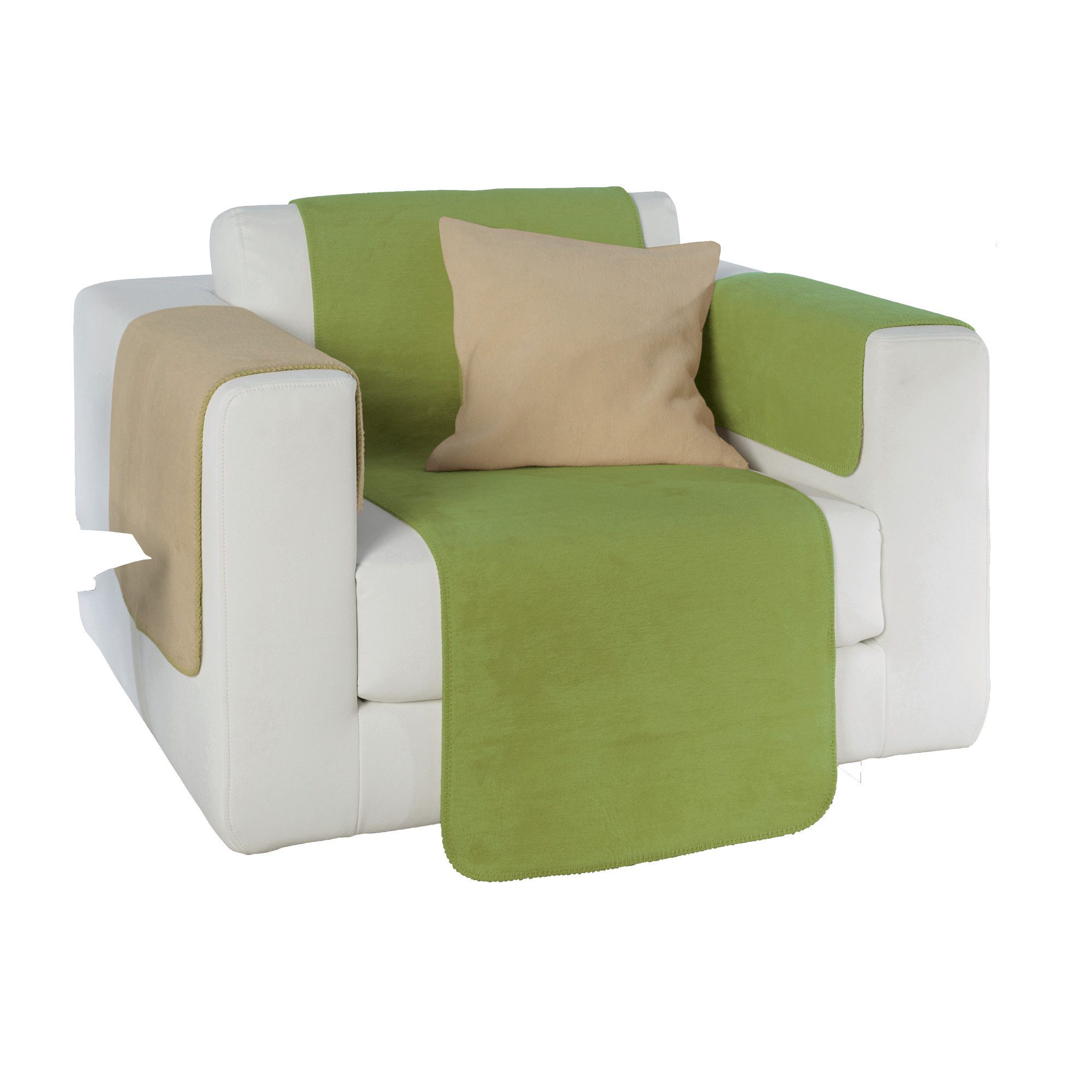 Erwin Müller Sesselschoner Sessel- und Sofaschoner "Matera", Baumwollmischung Uni