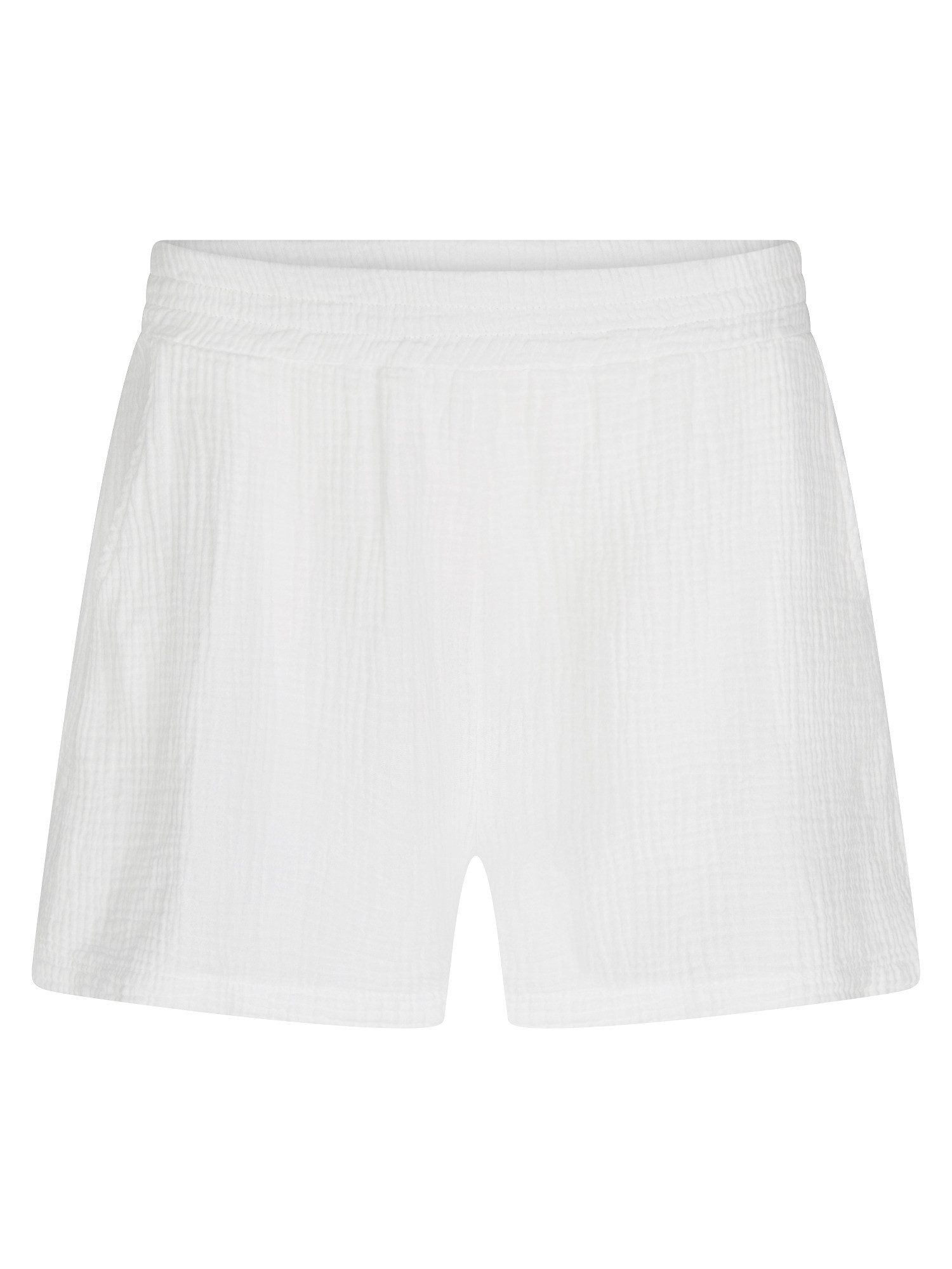 SASSYCLASSY Shorts High-Waist Musselin Shorts Damen aus Baumwolle Musselinh günstig online kaufen