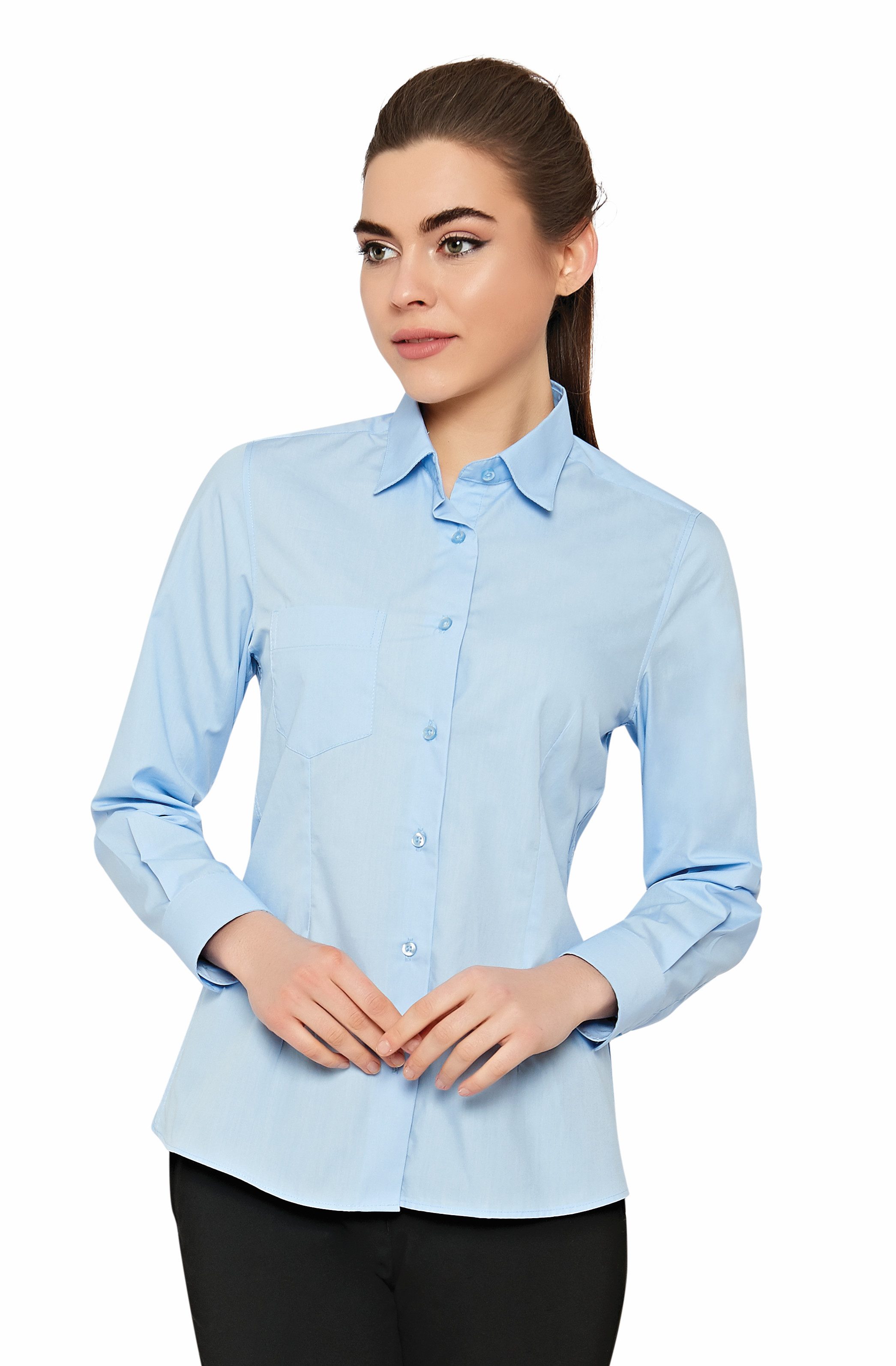 Langarmbluse Damen-Bluse, langarm