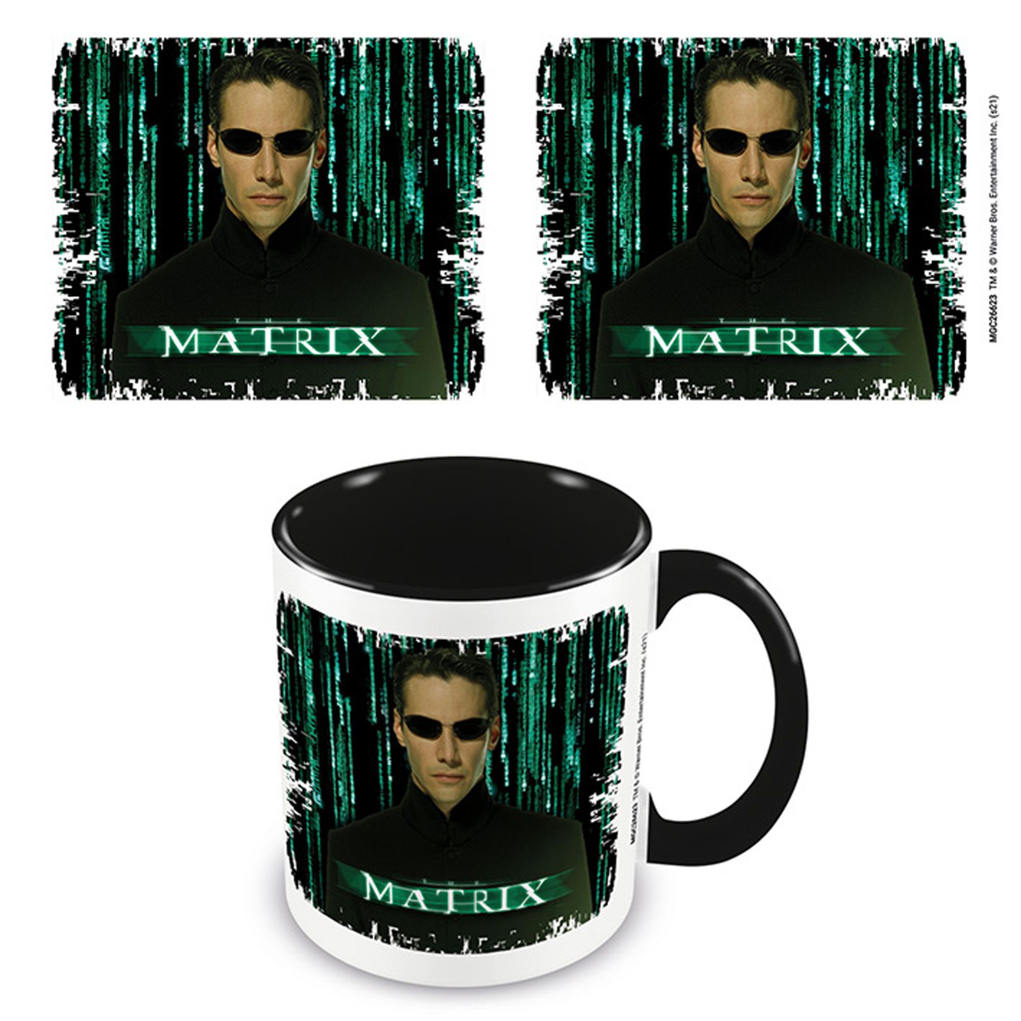 Tasse Matrix, The - Lizenz Tassen 3D - Hello Neo - black