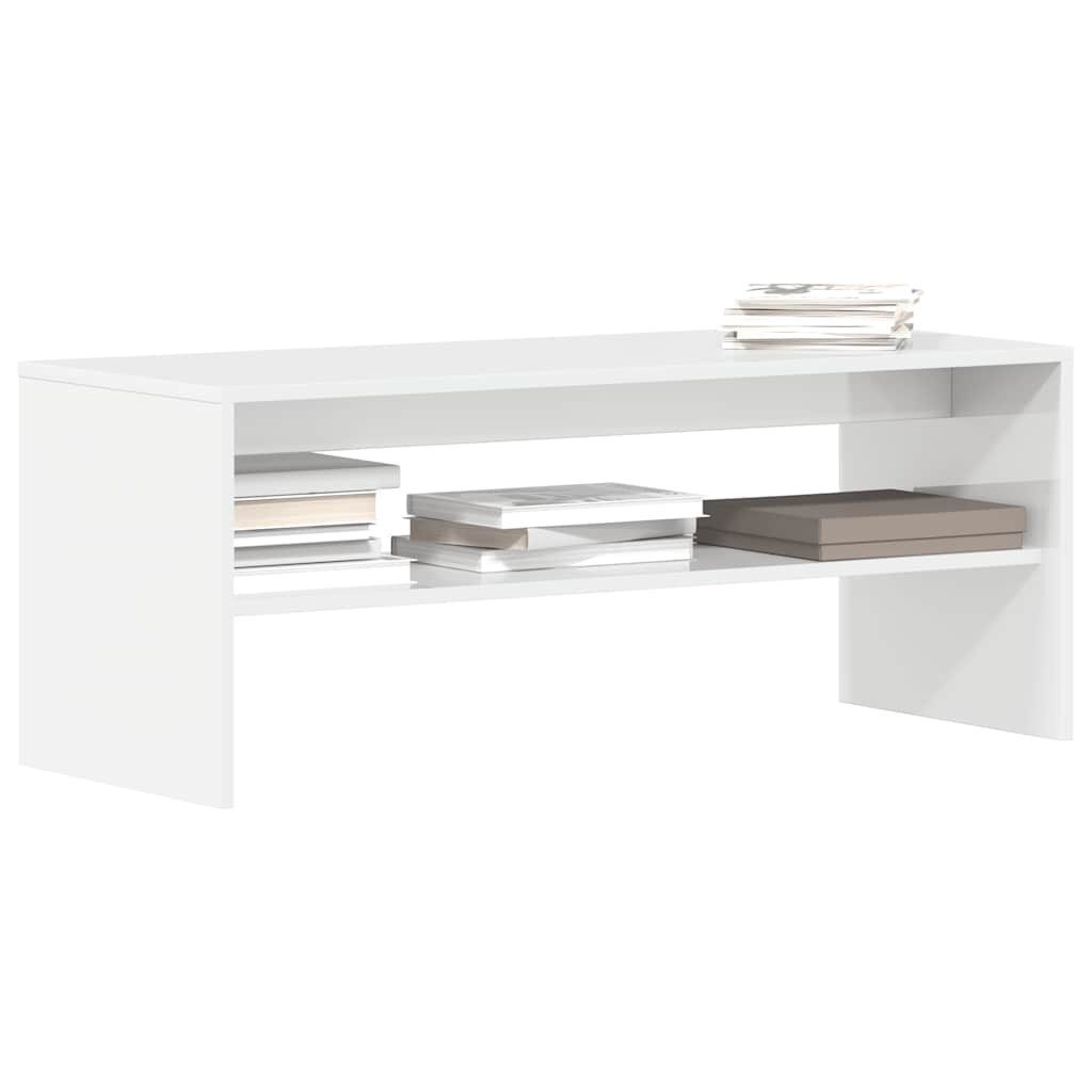 vidaXL TV-Schrank TV-Schrank Hochglanz-Weiß 100x40x40 cm günstig online kaufen