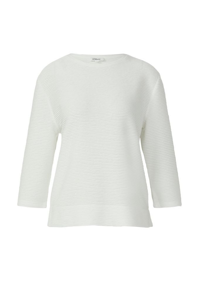 s.Oliver Sweatshirt - Pullover mit Struktur günstig online kaufen