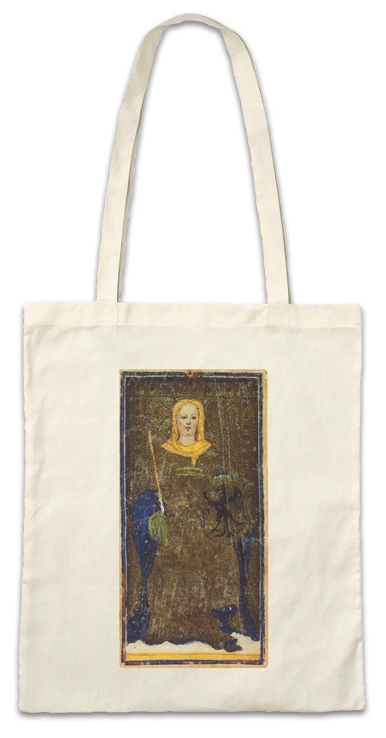 Beuteltasche Tarot Arcanum Empress Stofftasche Karte Karten Card Voddoo Die