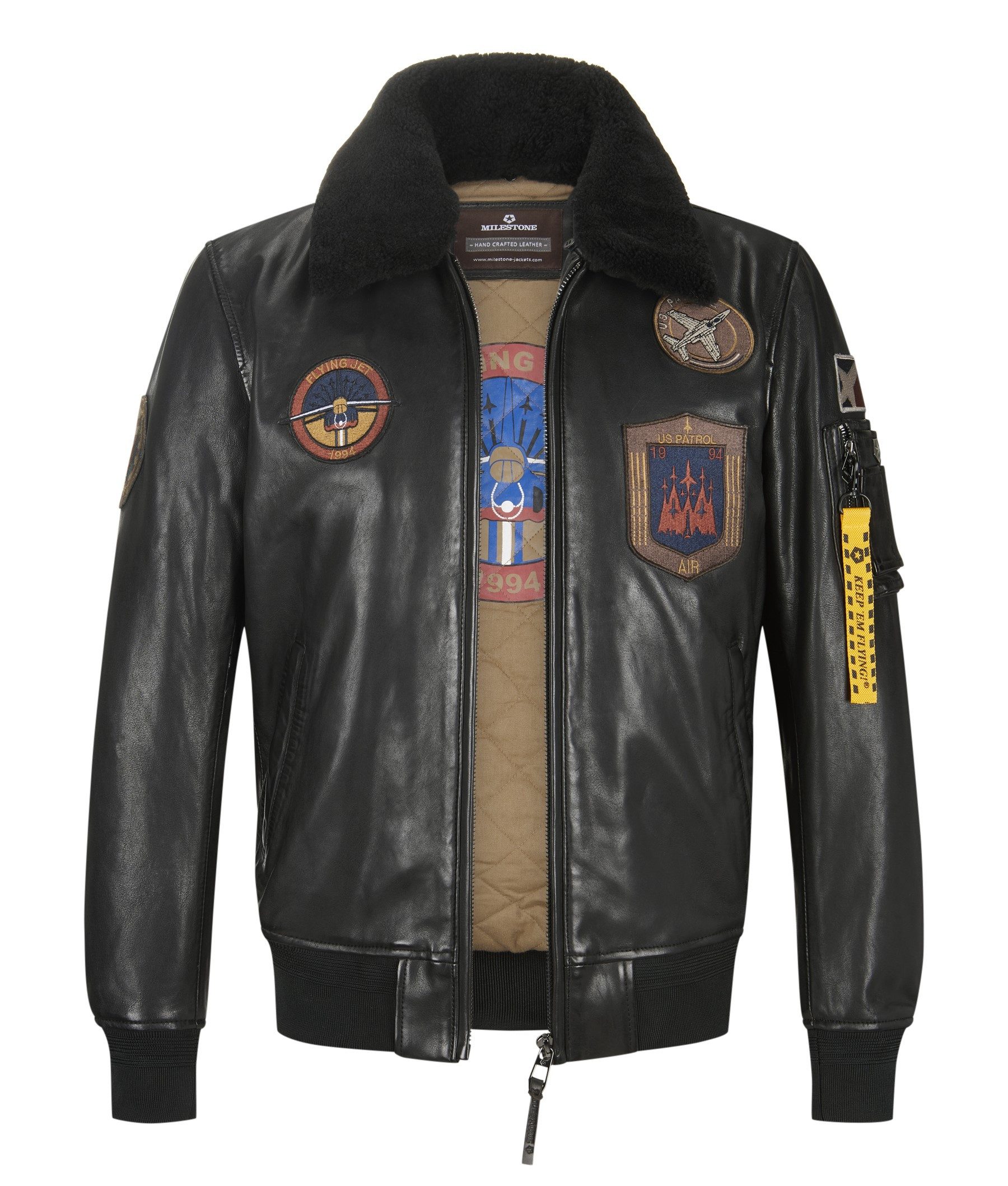 Milestone Pilotenjacke MSMaverick Fliegerjacke Retro-Vintage im günstig online kaufen