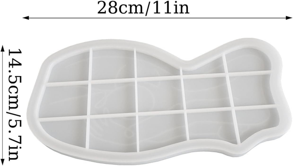 FELIXLEO Eiswürfelform Silikonform Tablett Untersetzer Lotus Epoxidharz Gießform Beton, (1-tlg)