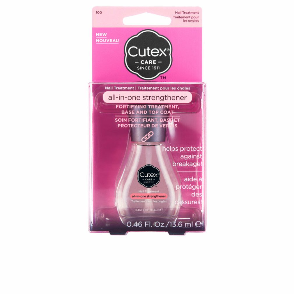 CUTEX Nagellack FORTIFYING TREATMENT base & top coat 13,6ml
