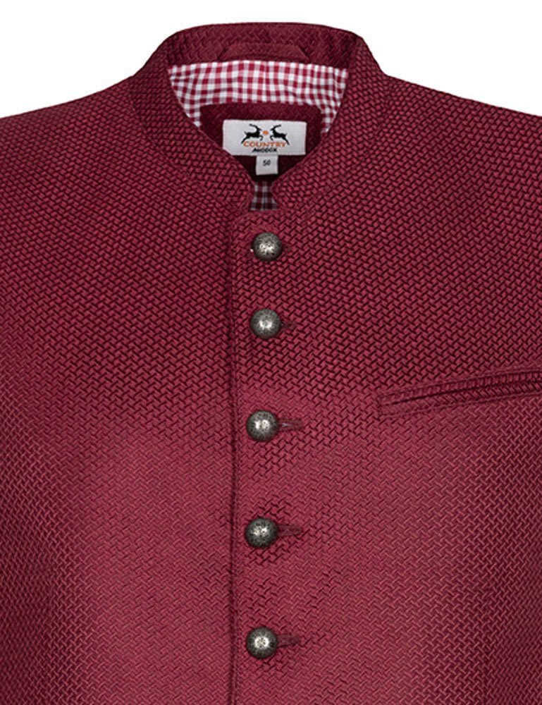 Maddox Trachtenweste MADDOX Herren Trachten Weste 'Suttensee', Weinrot günstig online kaufen