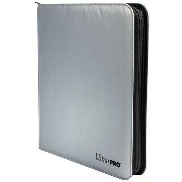 Ultra Pro Sammelkarte 12-Pocket Zippered PRO-Binder - Silber - aus feuerfesten Material