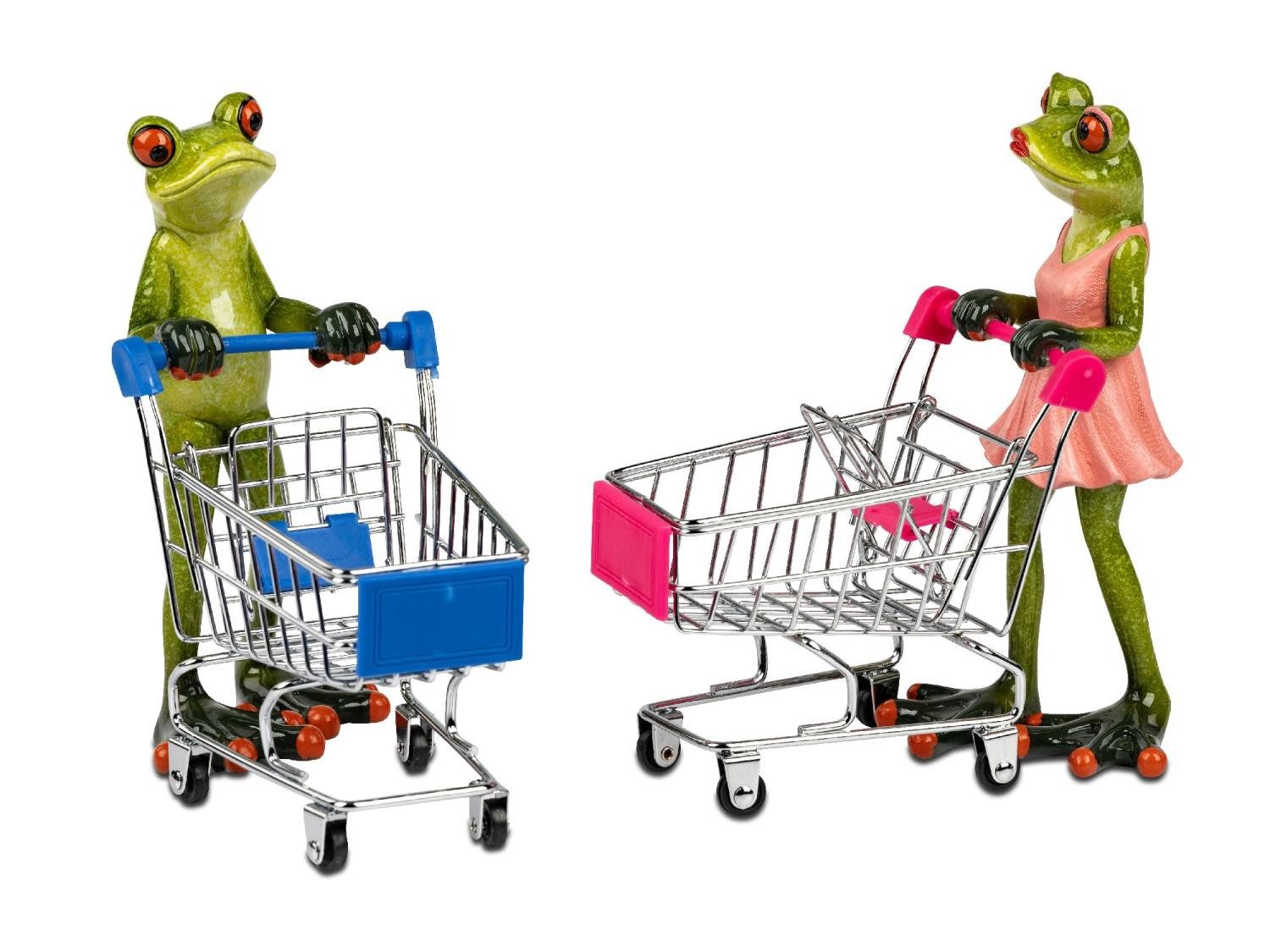 formano Dekofigur Froschhausen, Höhe: 18cm, Farbe: Mehrfarbig, Motiv: Froschfrau