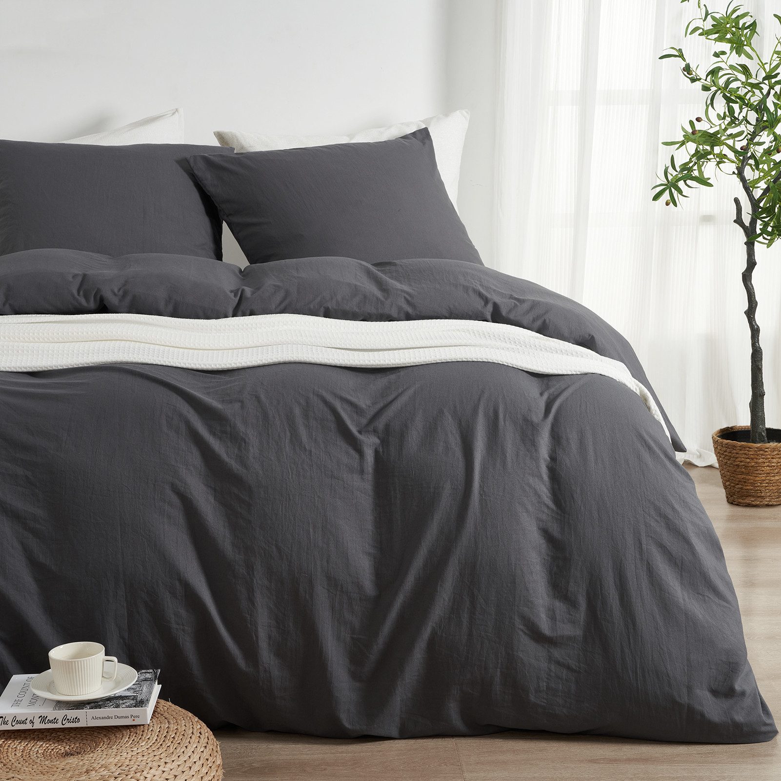 Topfinel Bettwäsche Bettwäsche 135x200 4teilig weiche Vorgewaschene Mikrofa günstig online kaufen