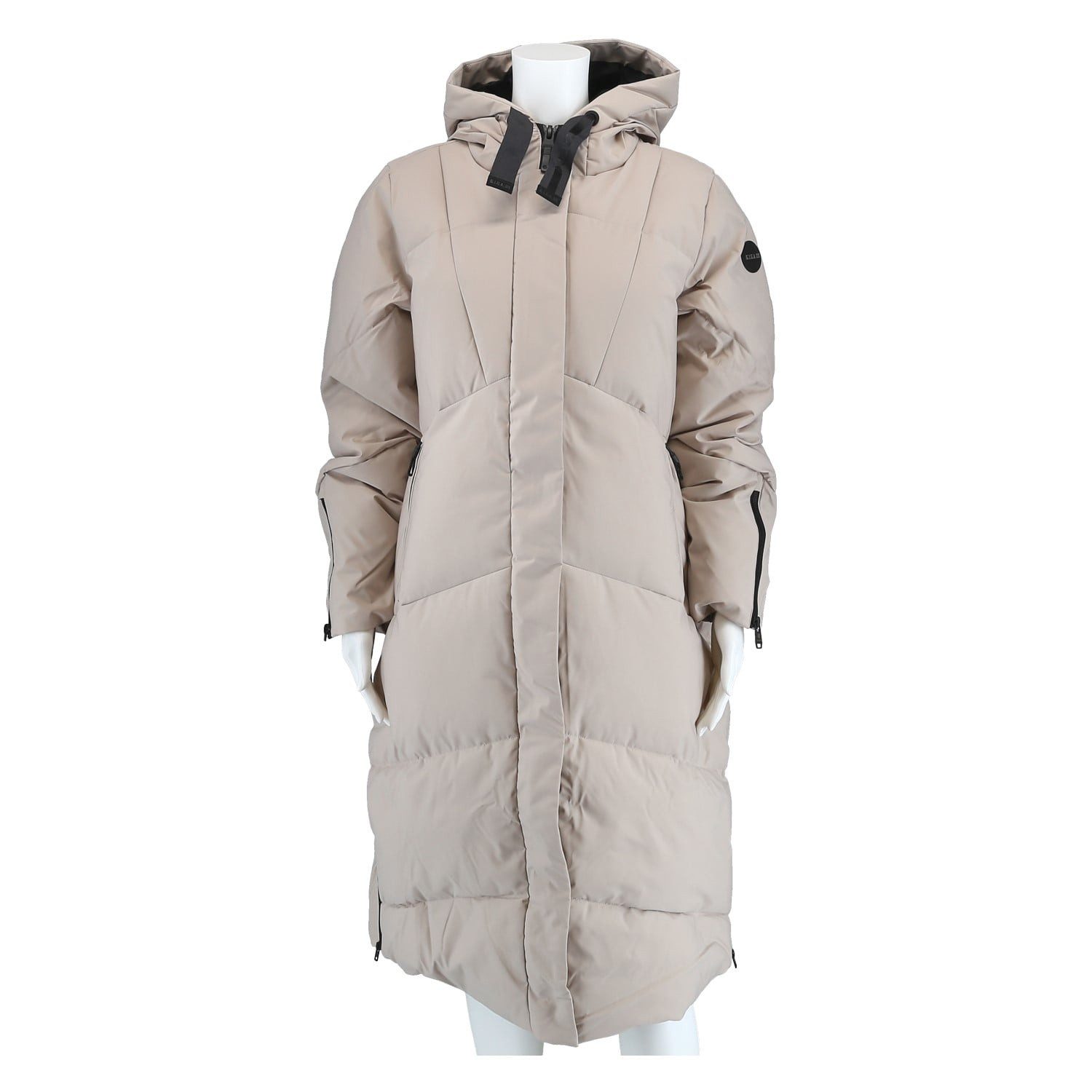 G.I.G.A. DX Steppmantel GW 41 in Daunenoptik (sehr warm, wasserabweisend, winddicht) hellbeige