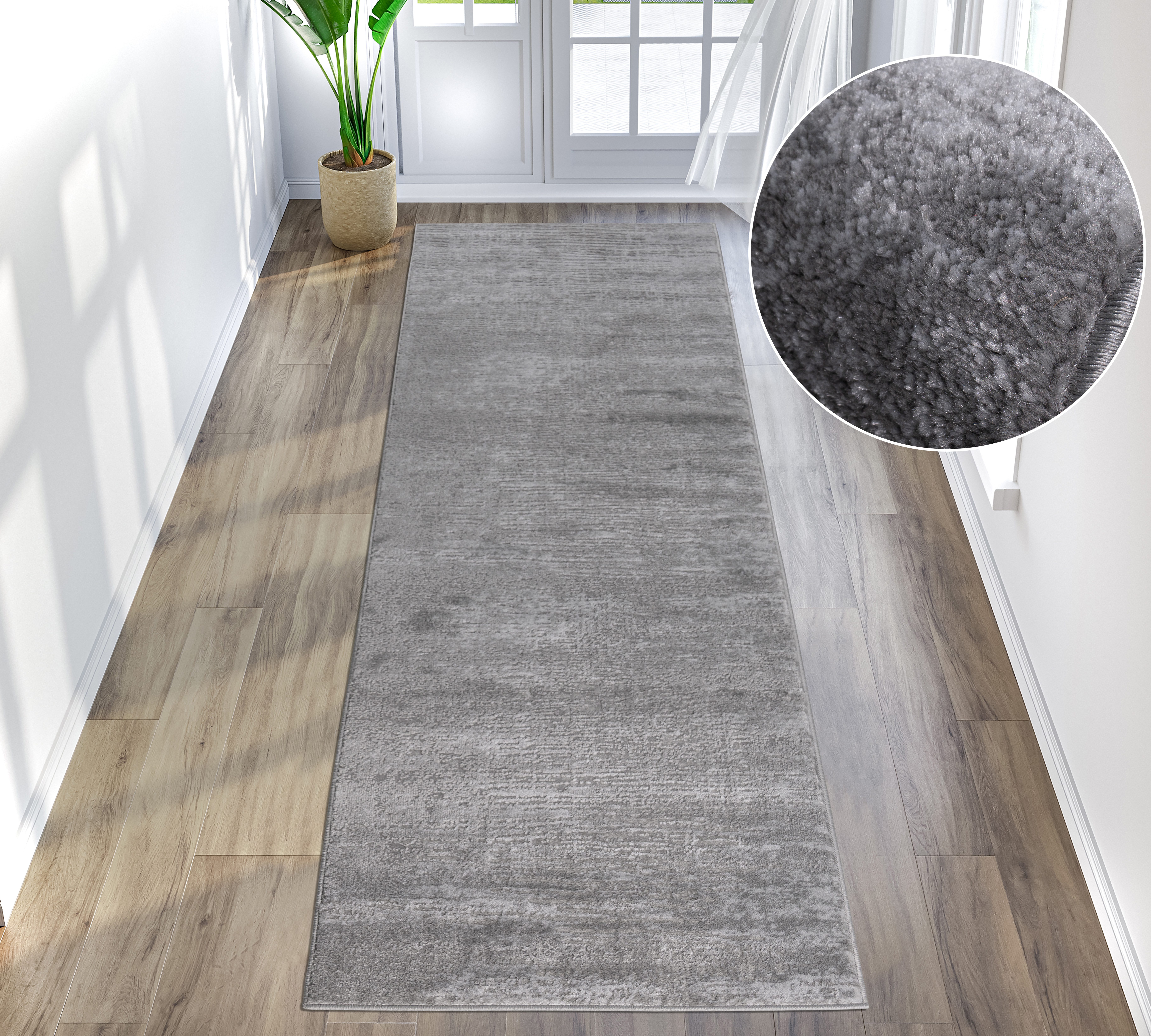 Läufer Ariano, dezenter Glanz mit Hoch-Tief-Struktur