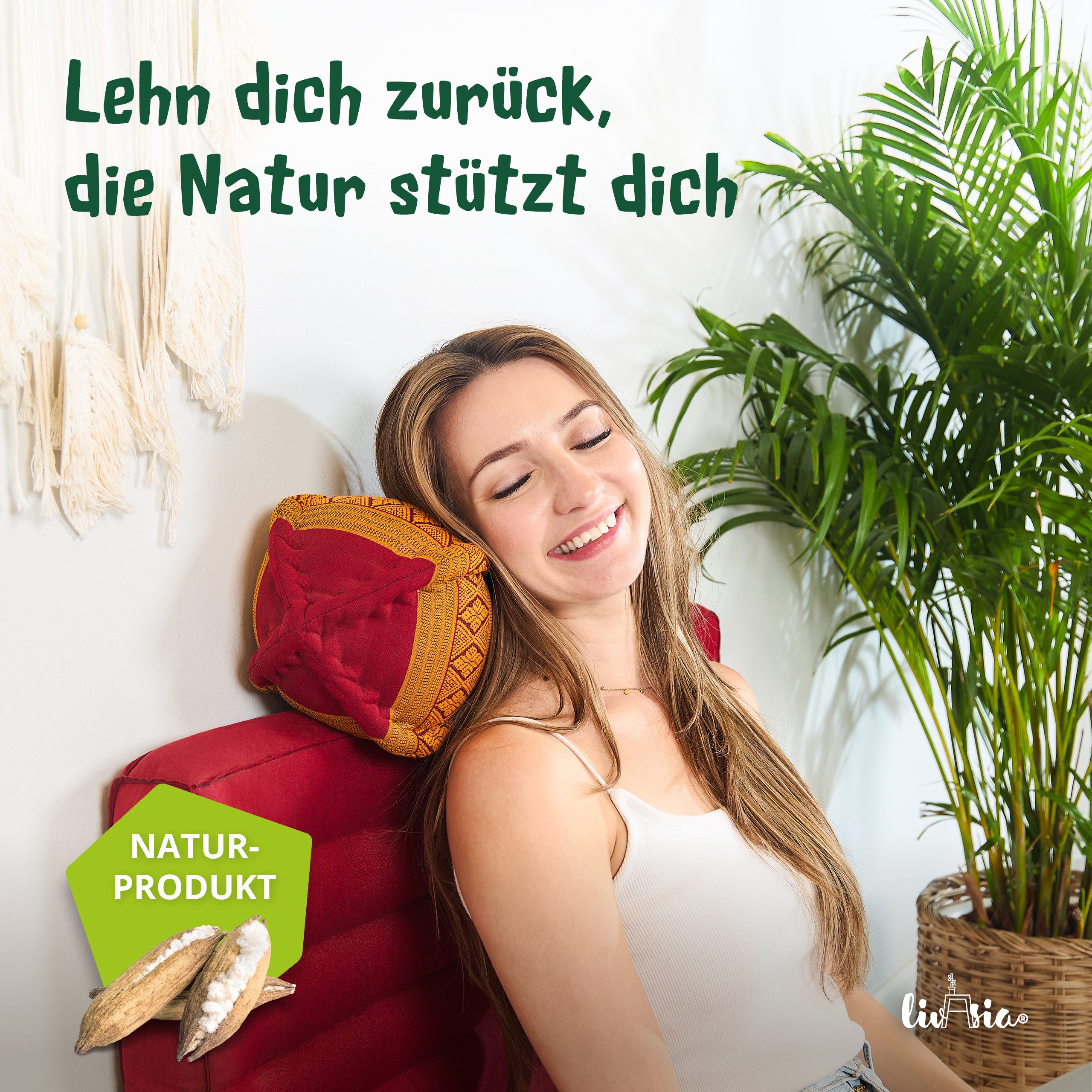 livasia Nackenstützkissen Papayakissen, vegan und handgefertigt, günstig online kaufen