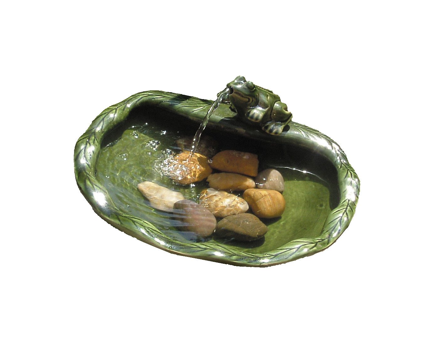 Smart Garden Wasserspiel Solar-Wasserbrunnen Keramik Frosch günstig online kaufen