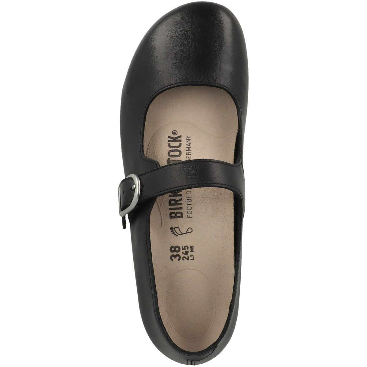 Birkenstock Santa Clarita Naturleder Lack normal Damen Ballerina Halbschuhe günstig online kaufen