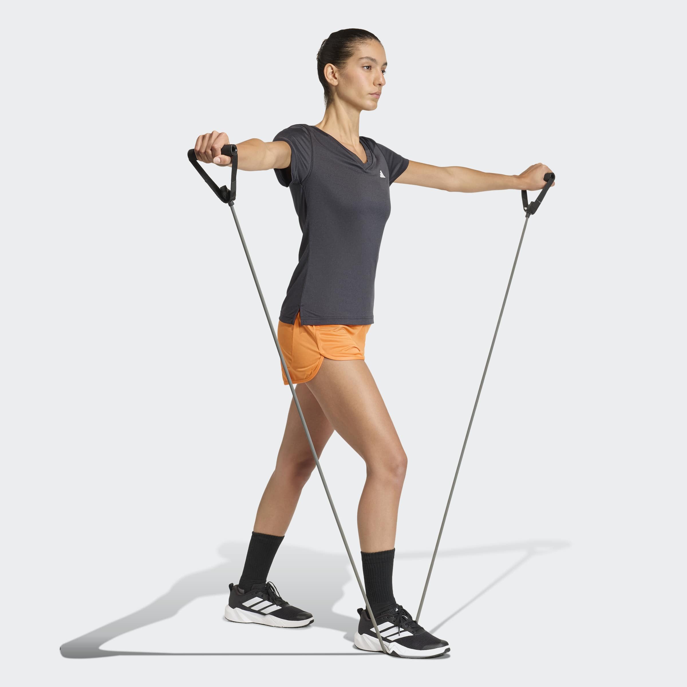 adidas Performance T-Shirt ADIDAS WORKOUT ESSENTIALS MIT V-AUSSCHNITT mit V-Ausschnitt, ohne Verschluss – Bild 5 von 5