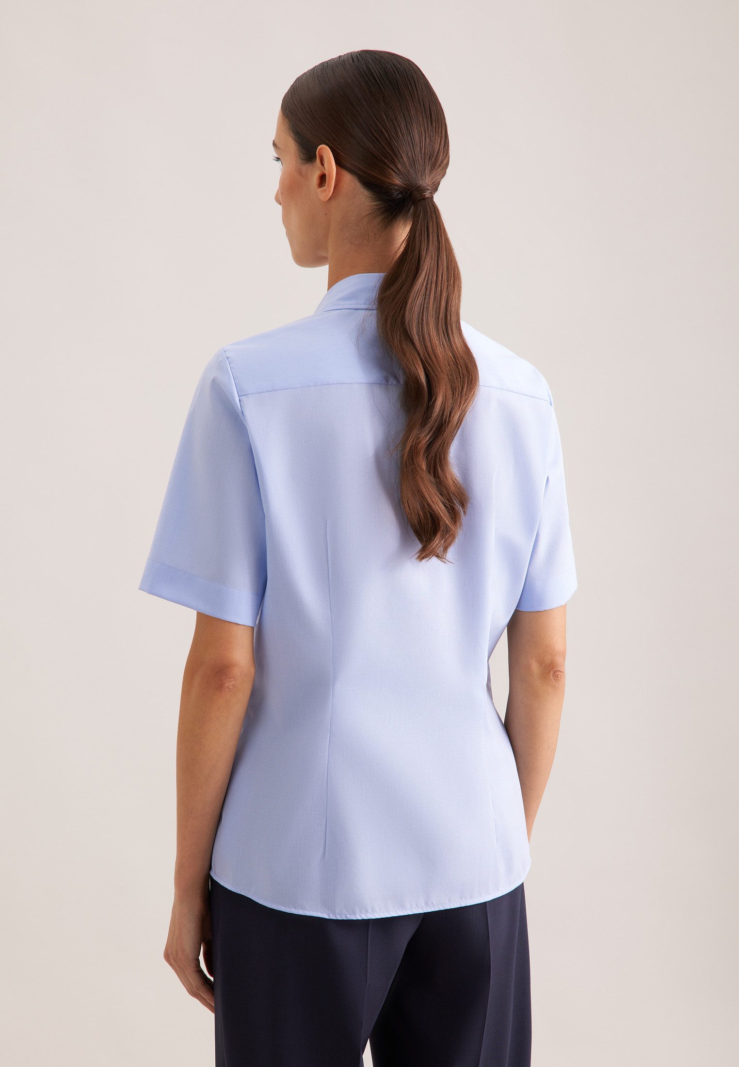 seidensticker Hemdbluse 1/2 Kragen Uni