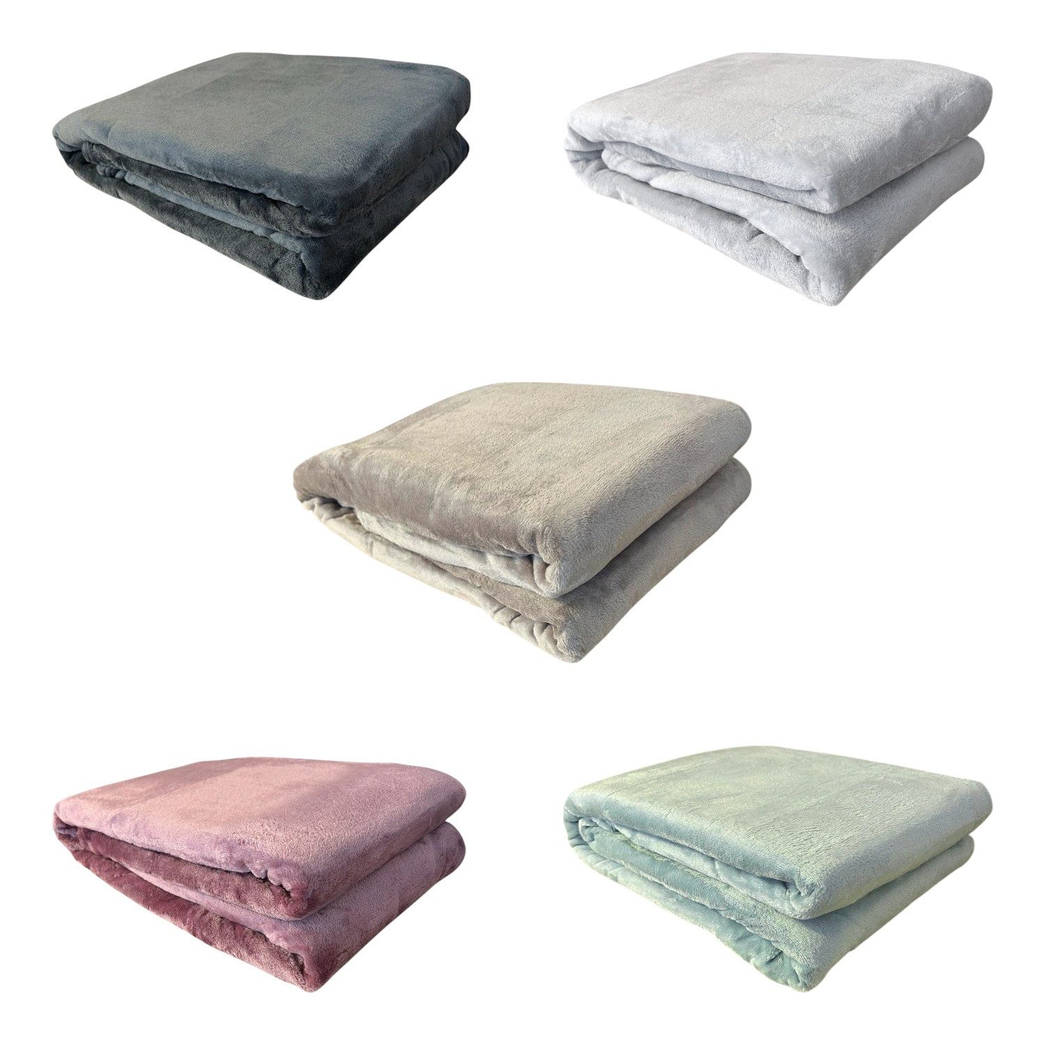 Wohndecke Flanell » XL Kuscheldecke » Tagesdecke 150 x 200 cm, VewoTex, » weiche Couchdecke