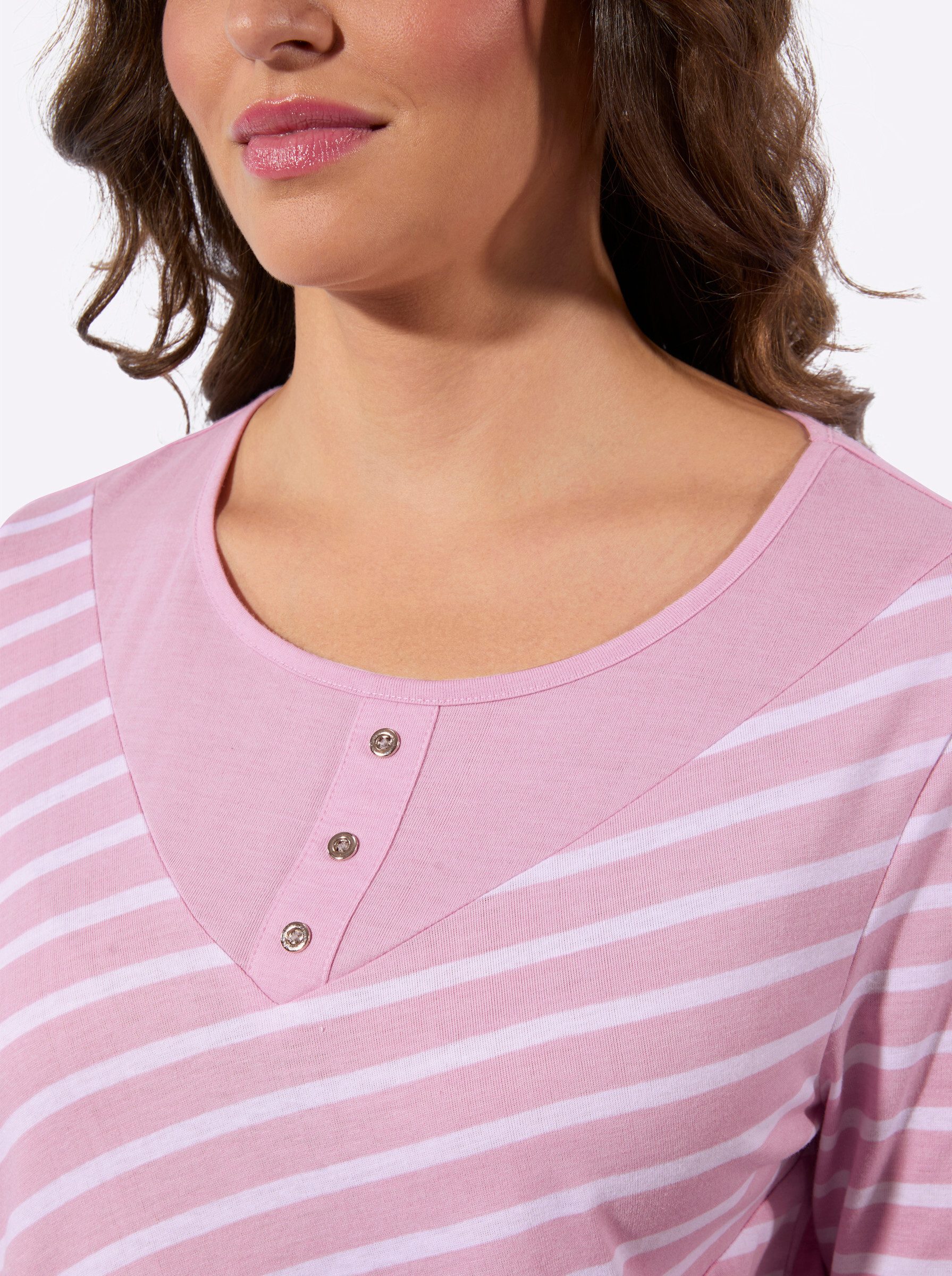 T-Shirt Ringelshirt 3/4-Arm