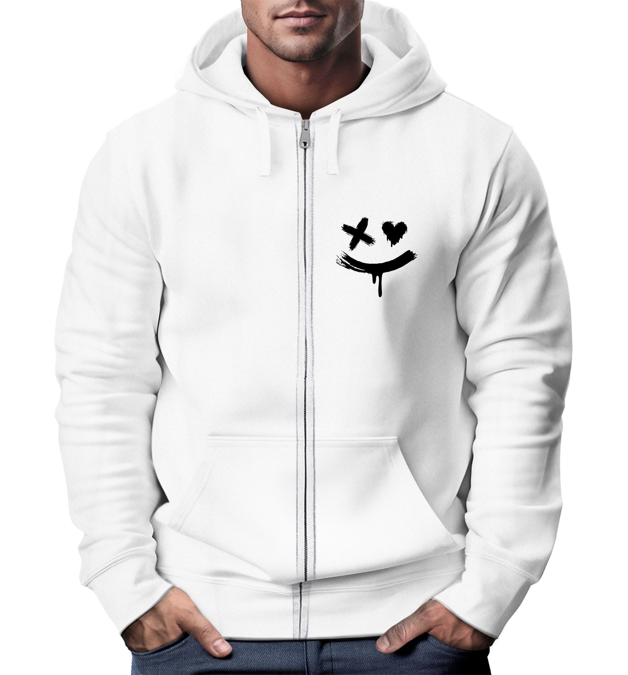 Neverless Sweatjacke Herren Sweatjacke mit Kapuze günstig online kaufen