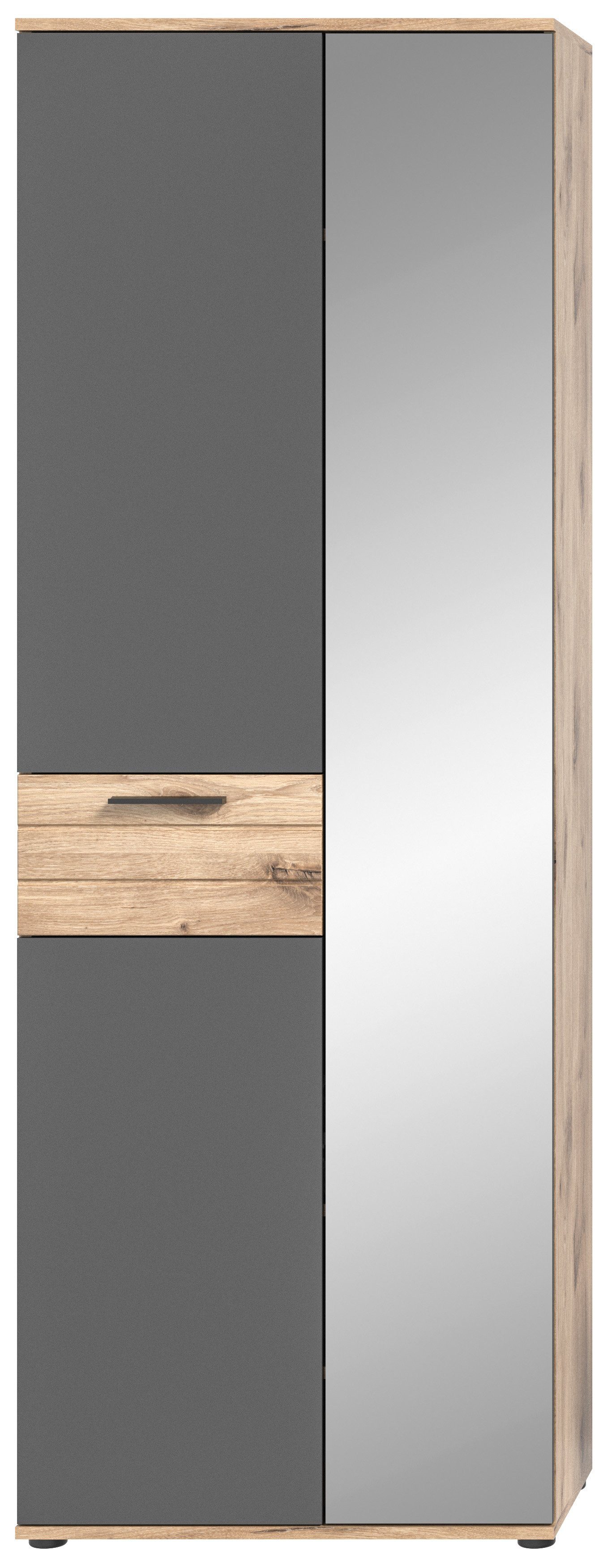 xonox.home Garderobenschrank 70 x 200 x 37 cm (B/H/T)