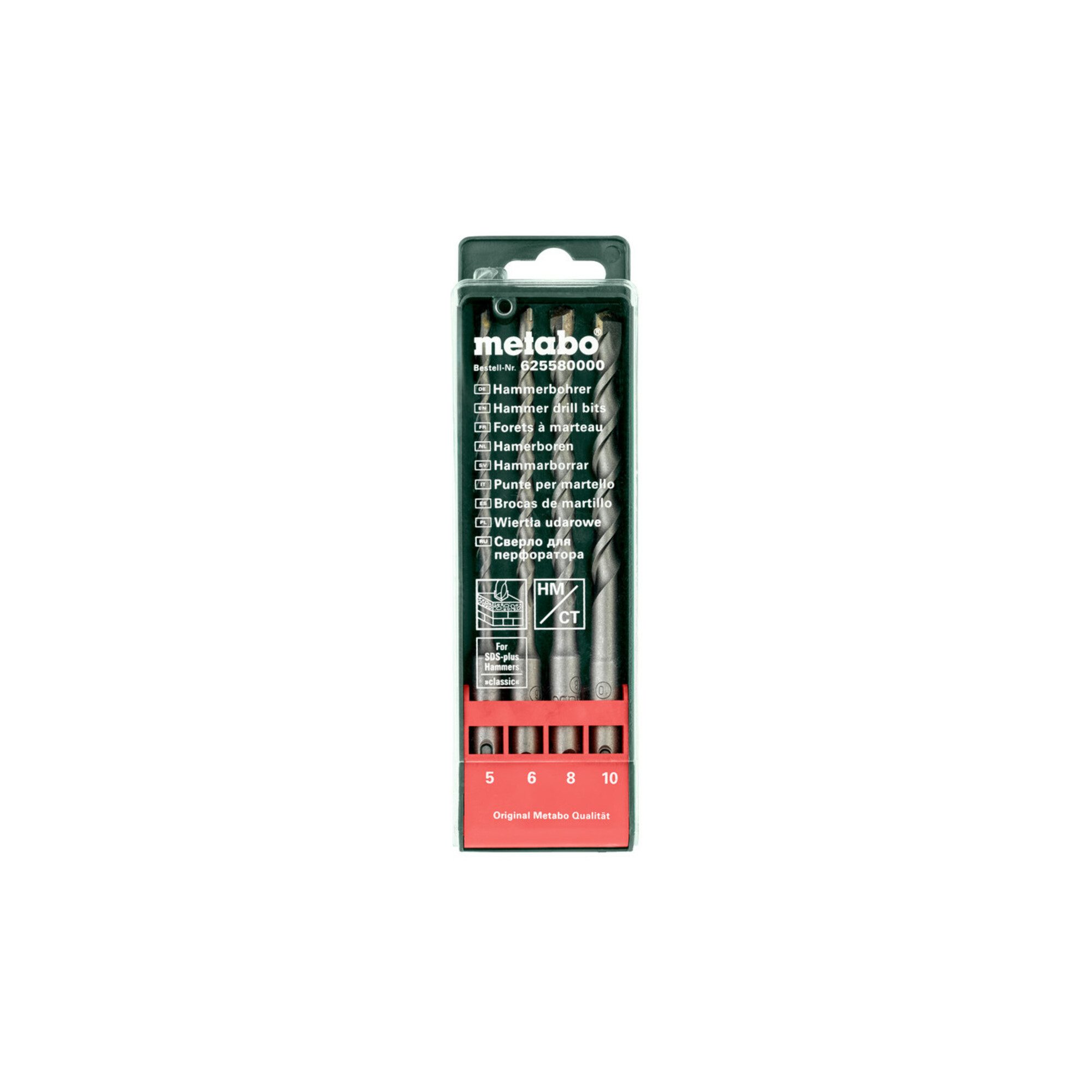 metabo Metallbohrer Metabo SDS-plus-SP-Kassette 4-teilig