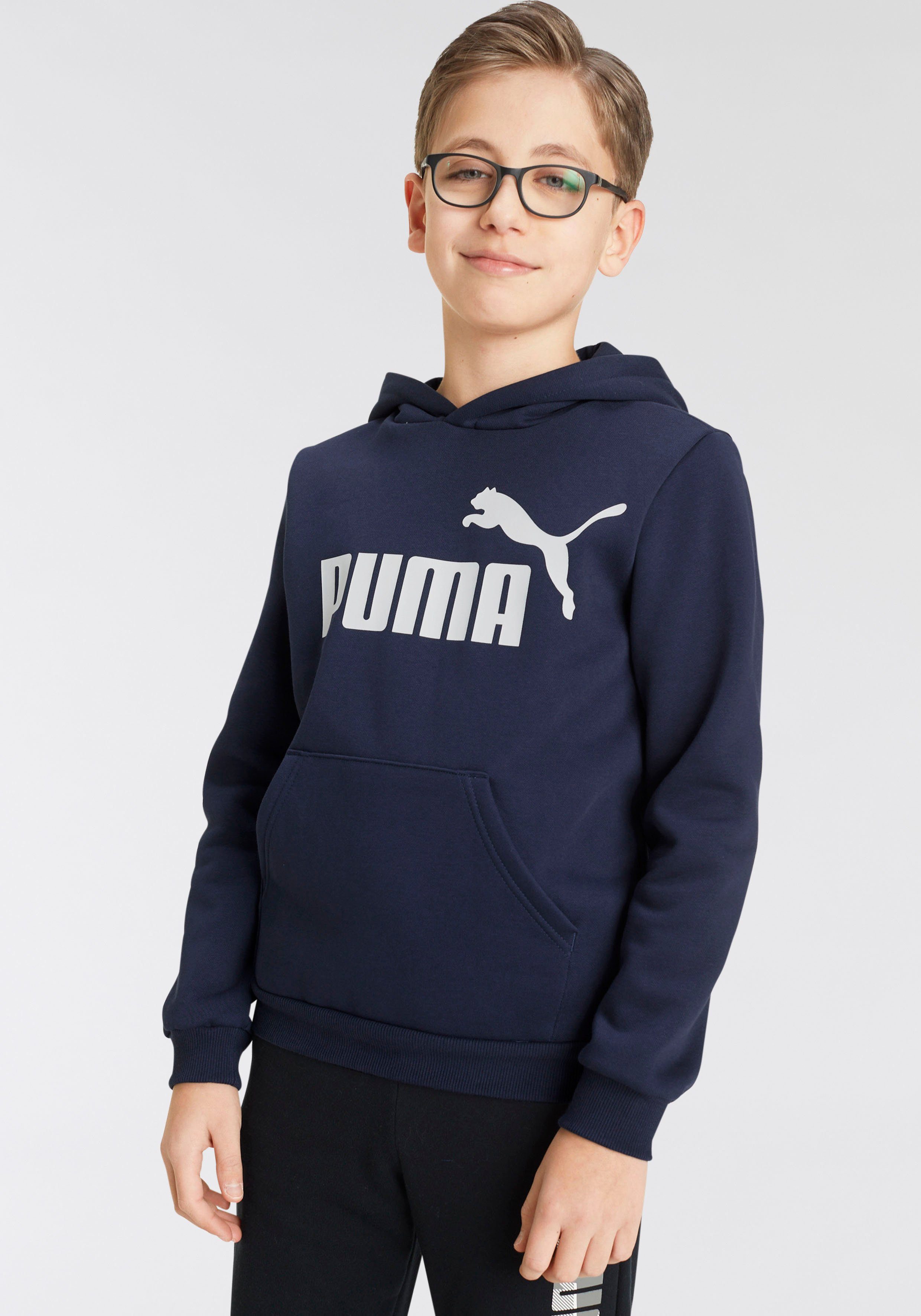 PUMA Kapuzensweatshirt ESS BIG LOGO HOODIE FL B