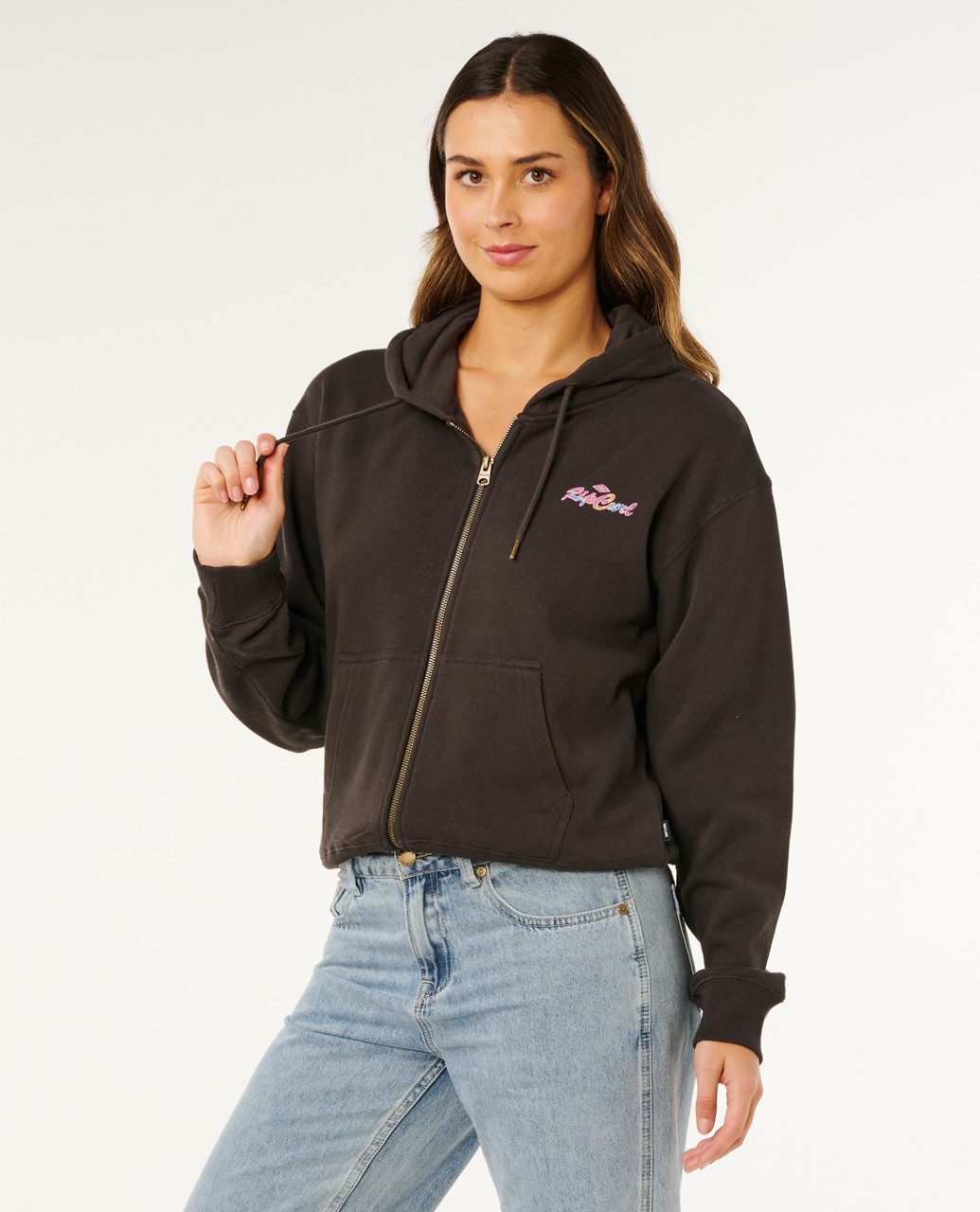 Rip Curl Kapuzenstrickjacke Rip Curl Lay Day Relaxed Zip Through Fleece günstig online kaufen