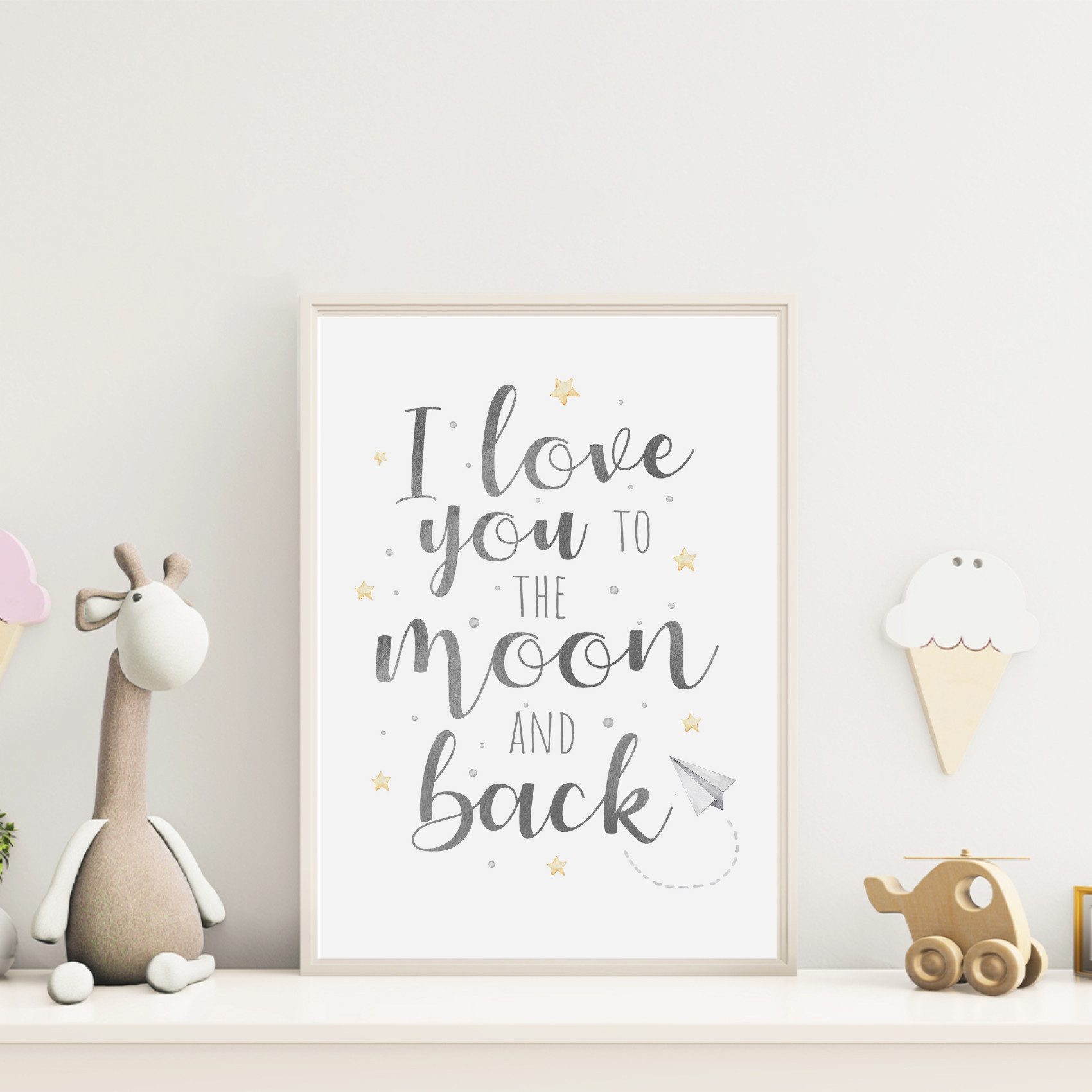 MeinBaby123® Poster Bilder Kinderzimmer, Poster Kinderzimmer Deko, Babyzimmer Deko, Spruch Wandbilder – Bild 4 von 5