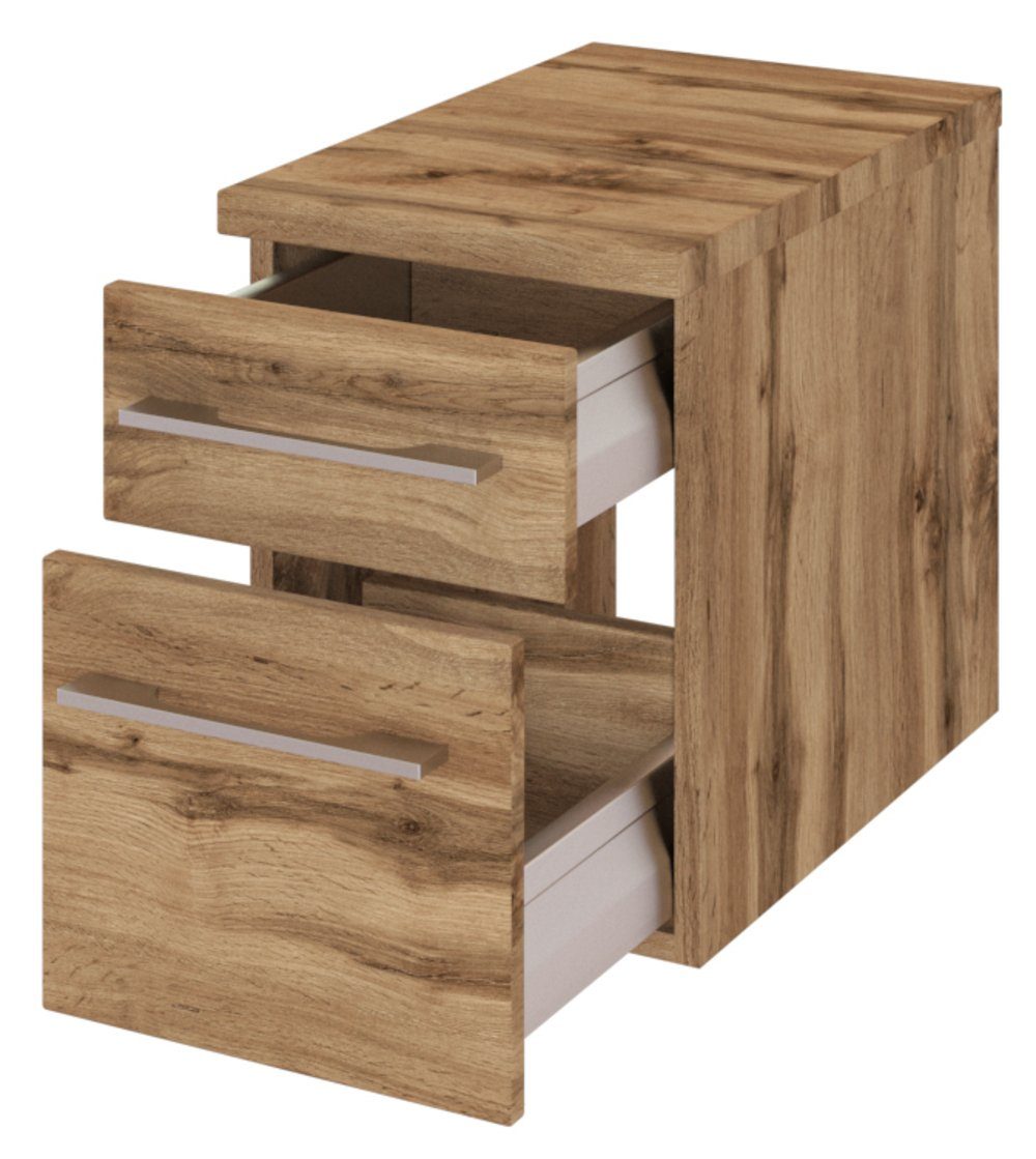 HELD MÖBEL Unterschrank Davos 30 cm Wotaneiche/Wotaneiche