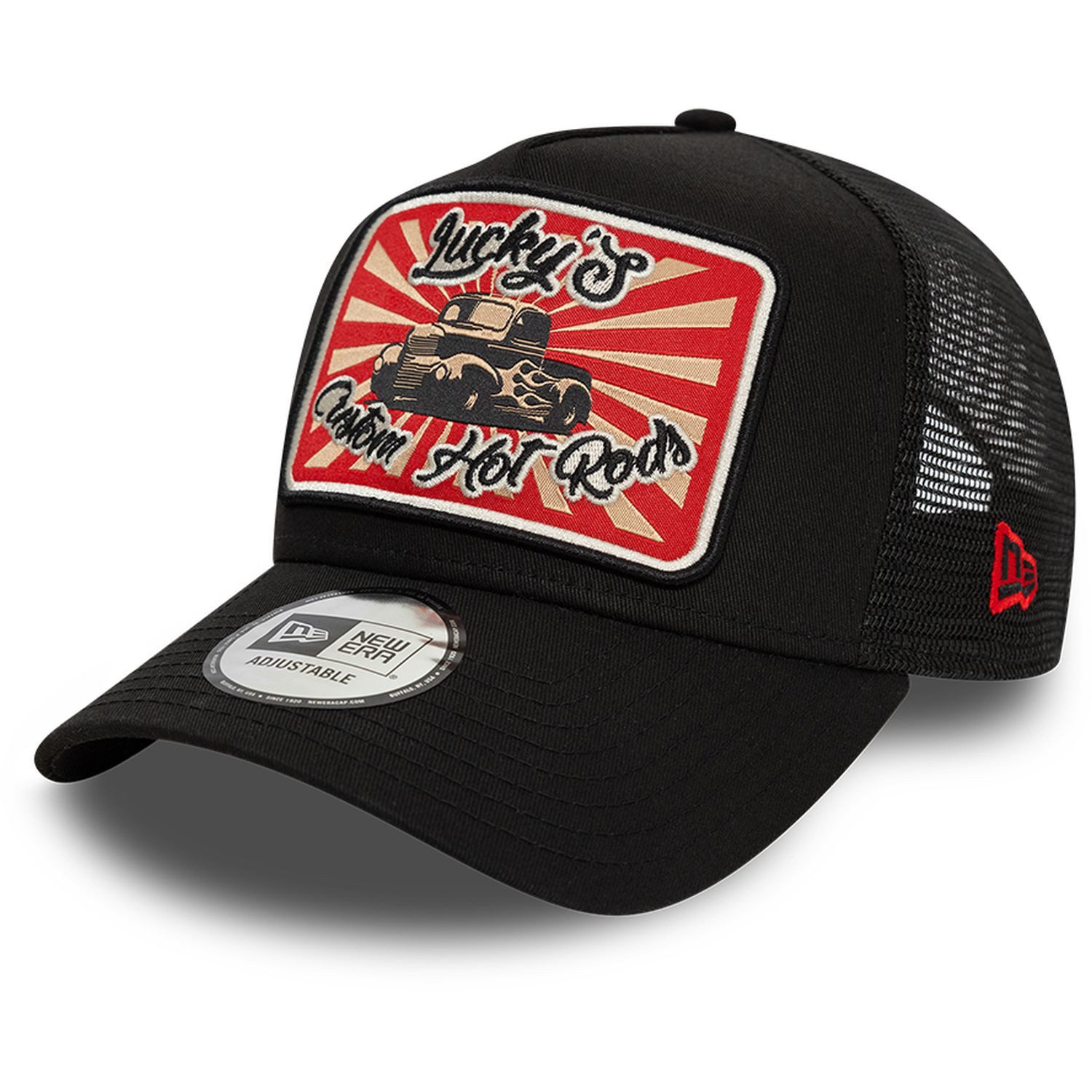 New Era Trucker Cap AFrame Trucker HOT ROD, Trucker, Mütze, Kappe