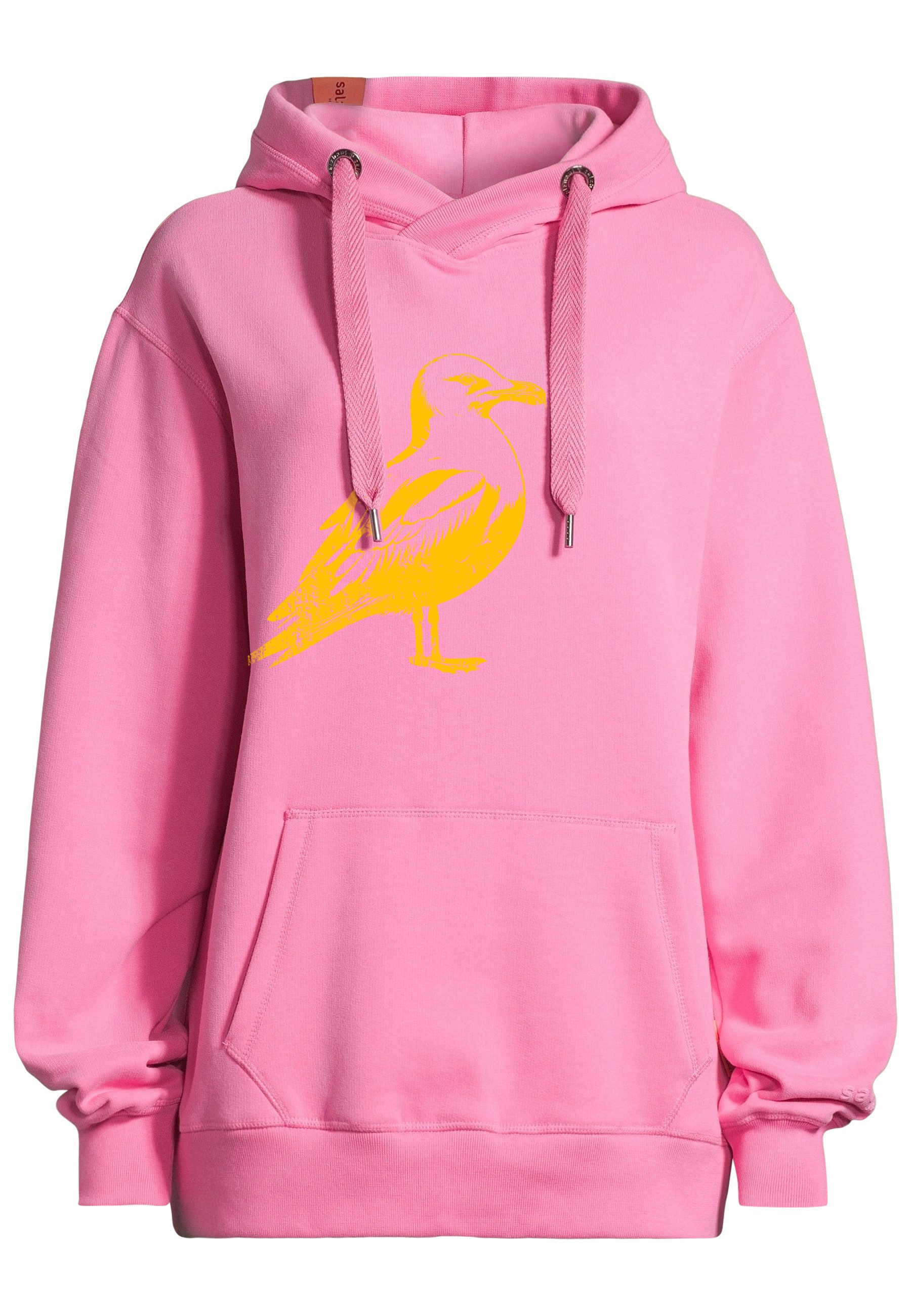 salzhaut Hoodie ODDEBODJE UNISEX - Möwe Unisex Oversized salzhaut Kapuzenpullover – bequemer Fit und nordisch klares Design – Bild 2 von 5