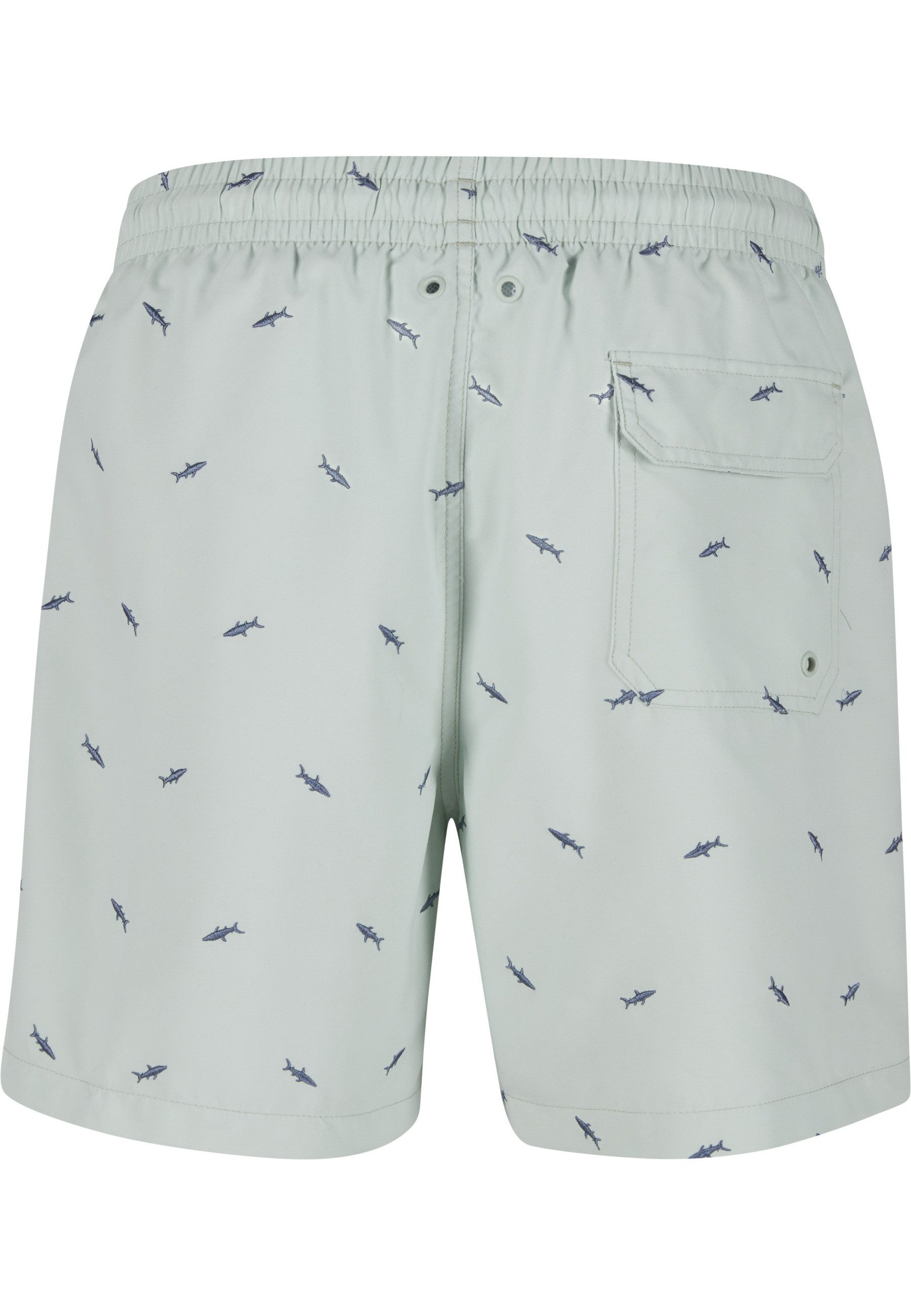 URBAN CLASSICS Badeshorts Urban Classics Herren Embroidery Swim Shorts