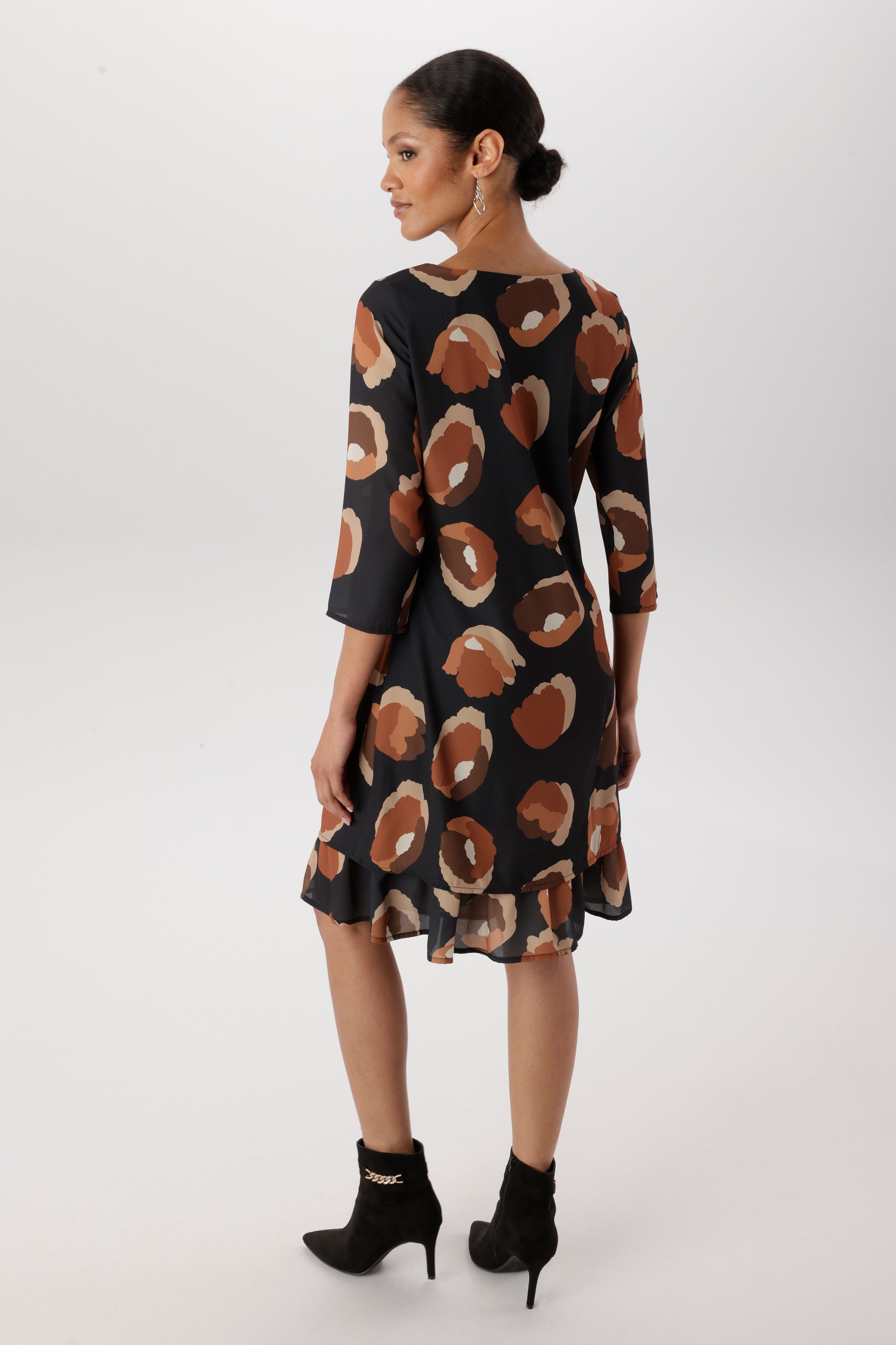 Aniston SELECTED Chiffonkleid aus zartem Chiffon im Lagenlook und gefüttert - NEUE KOLLEKTION