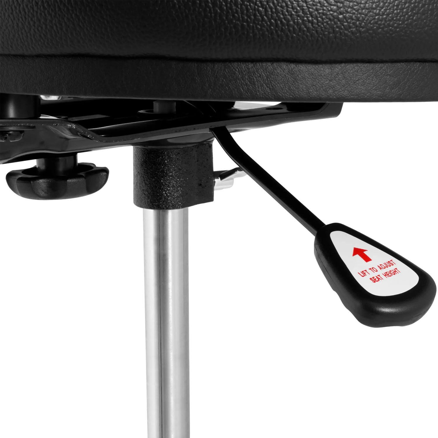 Ahead Schlagzeughocker Ahead Schlagzeughocker SPG-HBL Spinal Glide hydraulisch (Schlagzeug-Hocker, Schwarz), Ergonomischer Schlagzeughocker mit hydraulischer Höhenverstellung