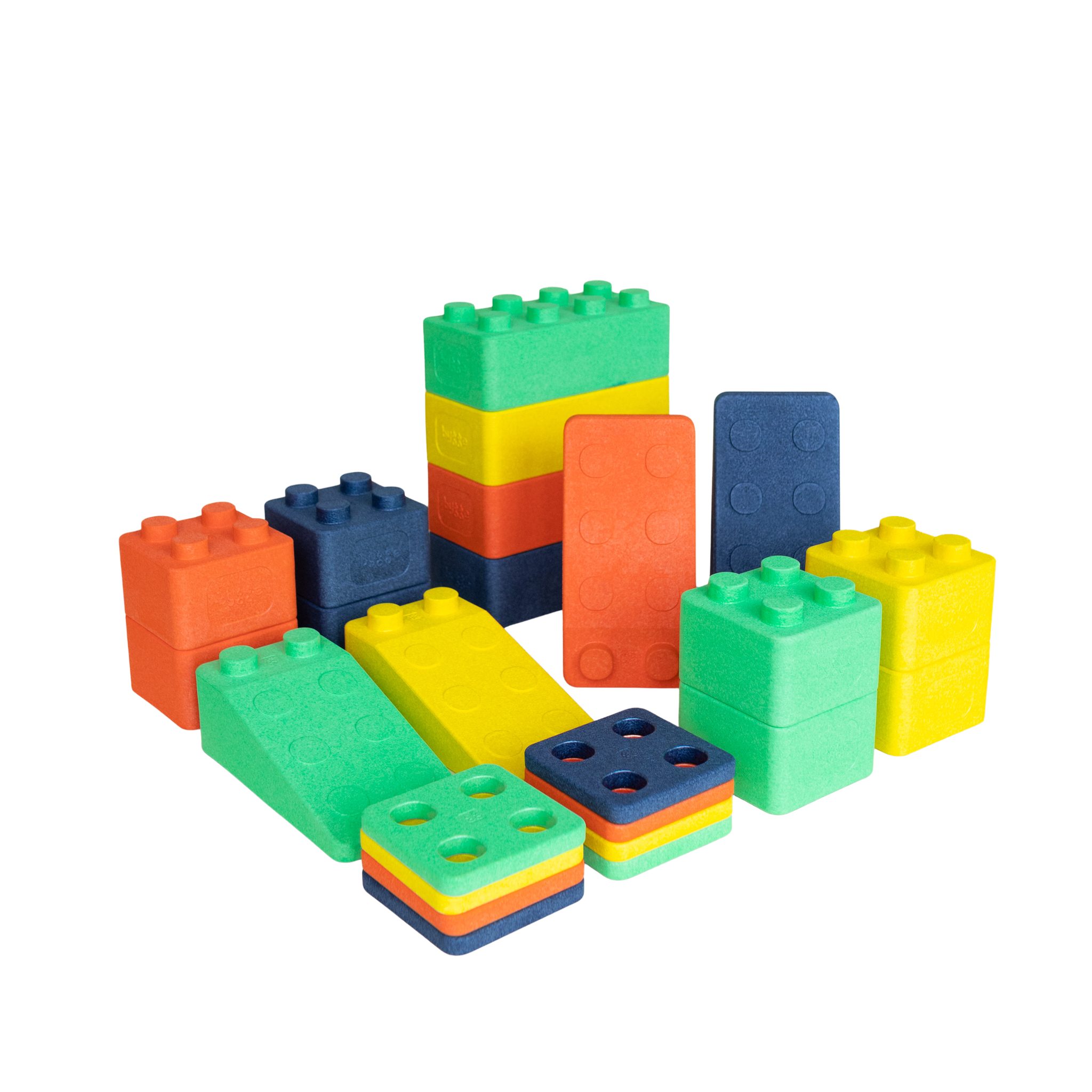 bygge Set KREATIVFYR (24 Teile) Spielbausteine, (KiTA-Set, XXL-Set), Made in Germany, teilweise aus recyceltem Material, 100% recyclebar