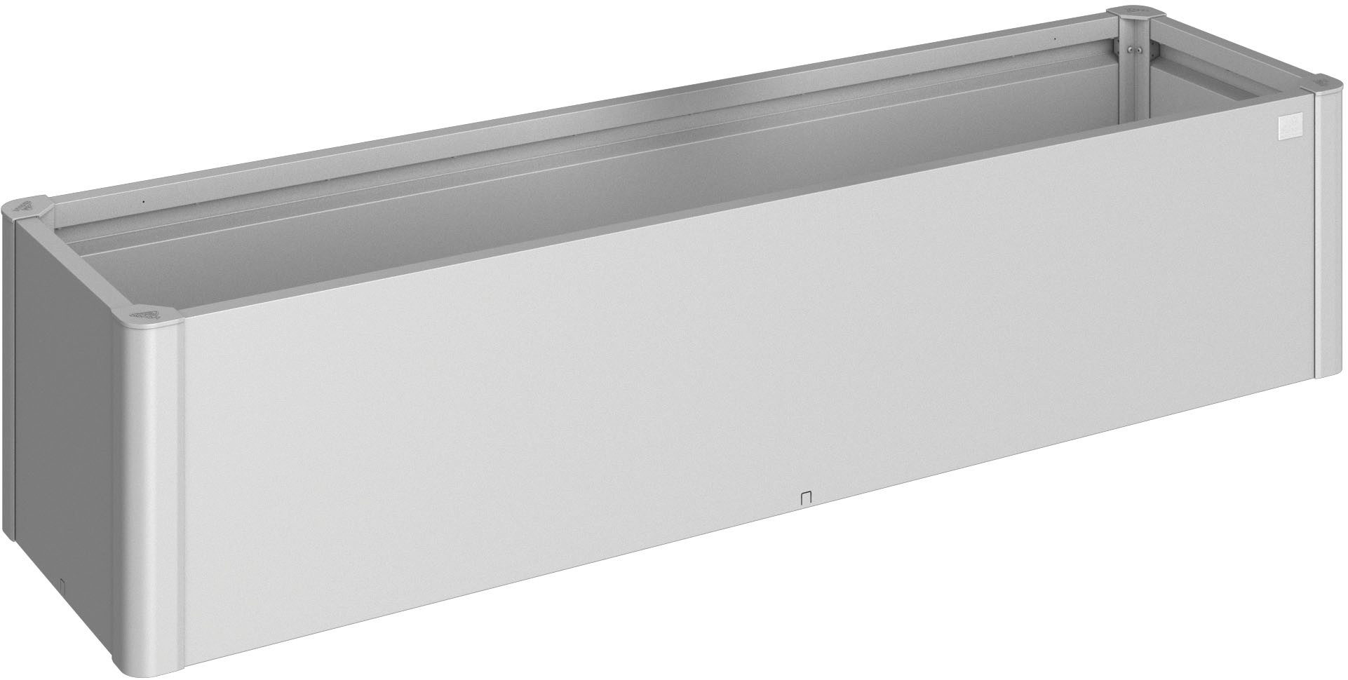 Biohort Hochbeet BELVEDERE mini 2x0,5; verschiedene Farben, 201x53x45 cm, extrem langlebig, aus Metall