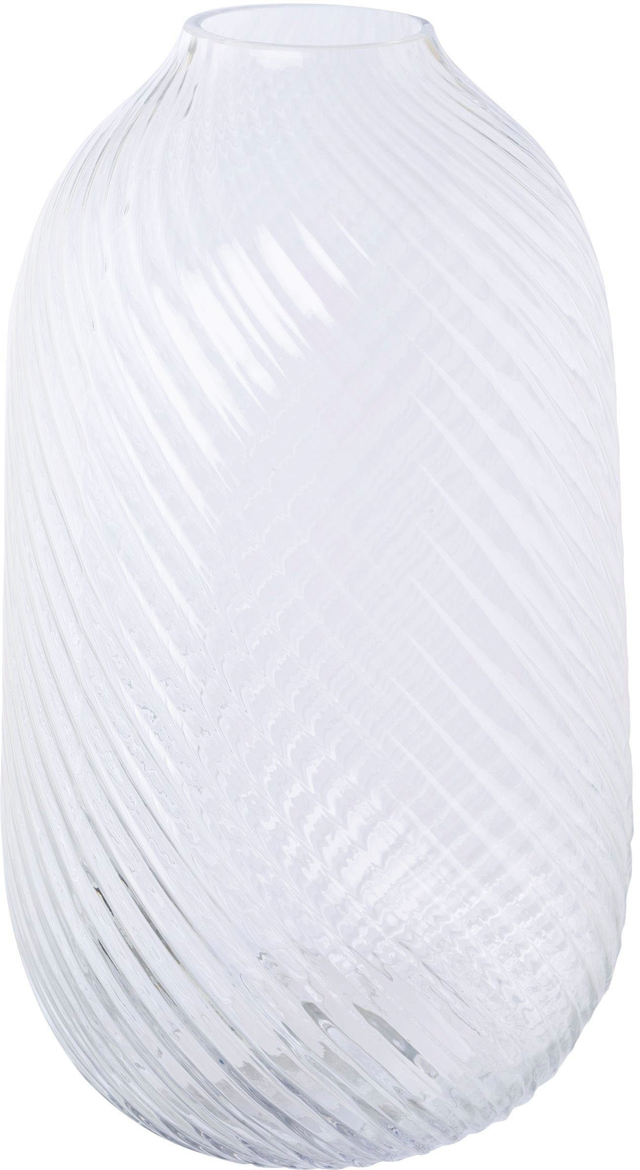 Home affaire Tischvase Marenne (1 St), aus Glas, mit wunderschönem Schliff. Reduzierter Preis € 17,40. Unverbindliche Preisempfehlung € 23,99