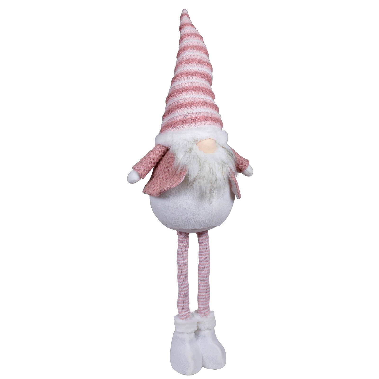 Christmas Paradise Weihnachtsfigur Бес ausziehbar 55-70cm (75-90cm) (Deko Figur, 1 St), Weihnachten, rosa