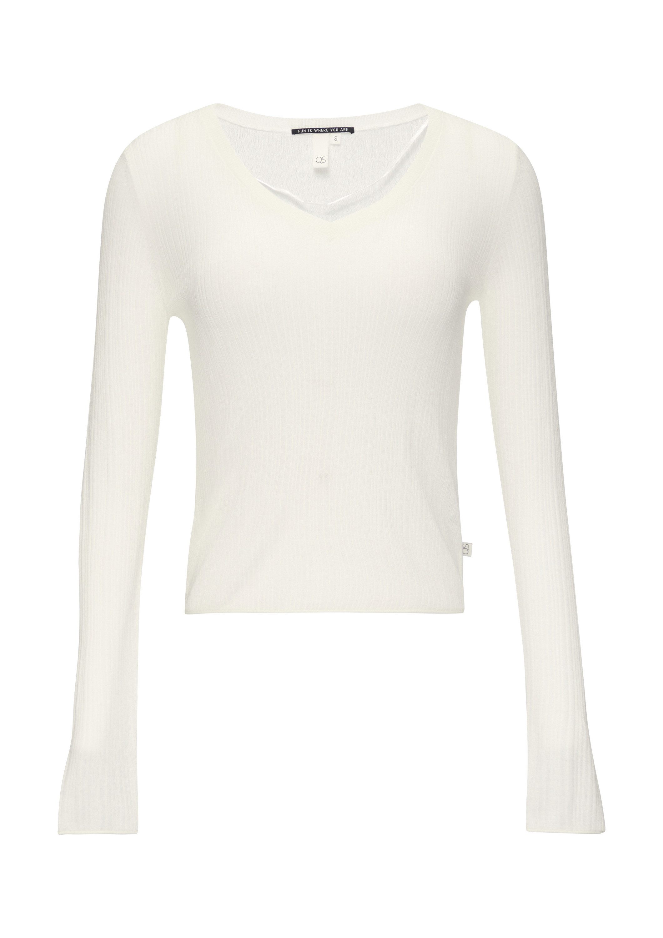 QS Longpullover Strickpullover (1-tlg) günstig online kaufen
