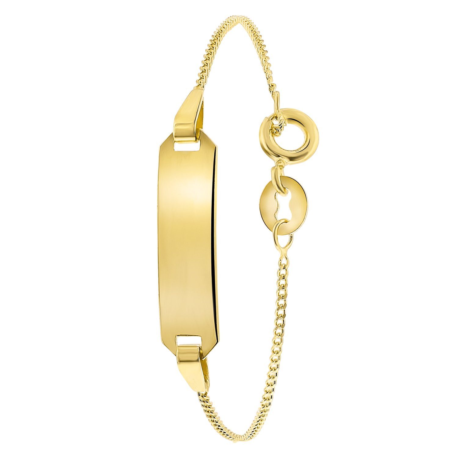LUCARDI Armband mit Gravur Armband - 585 Gold - Gold - Kinder
