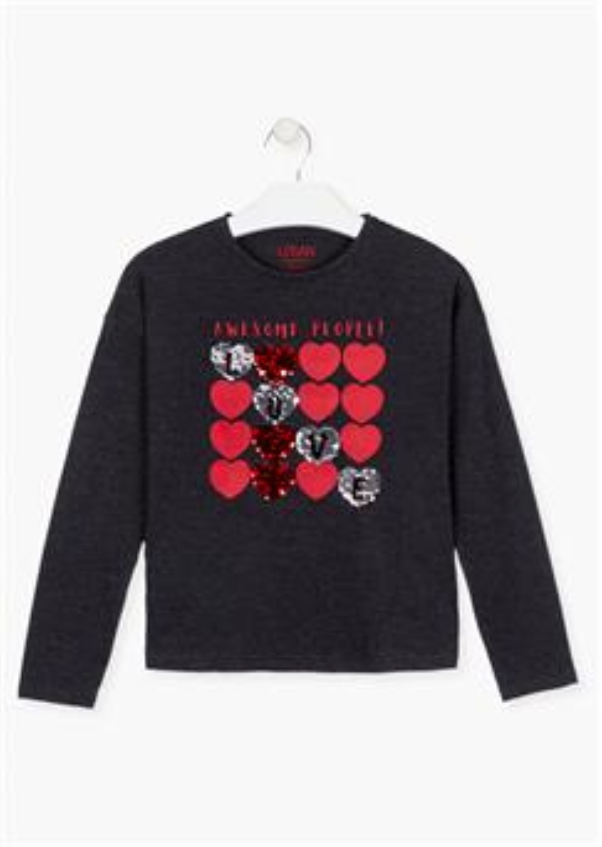 LOSAN Langarmshirt Herzilein