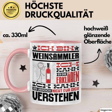 Trendation Tasse Weinsammler Geschenk Kaffee-Tasse Geschenkidee für Weinsammler Ich Bin