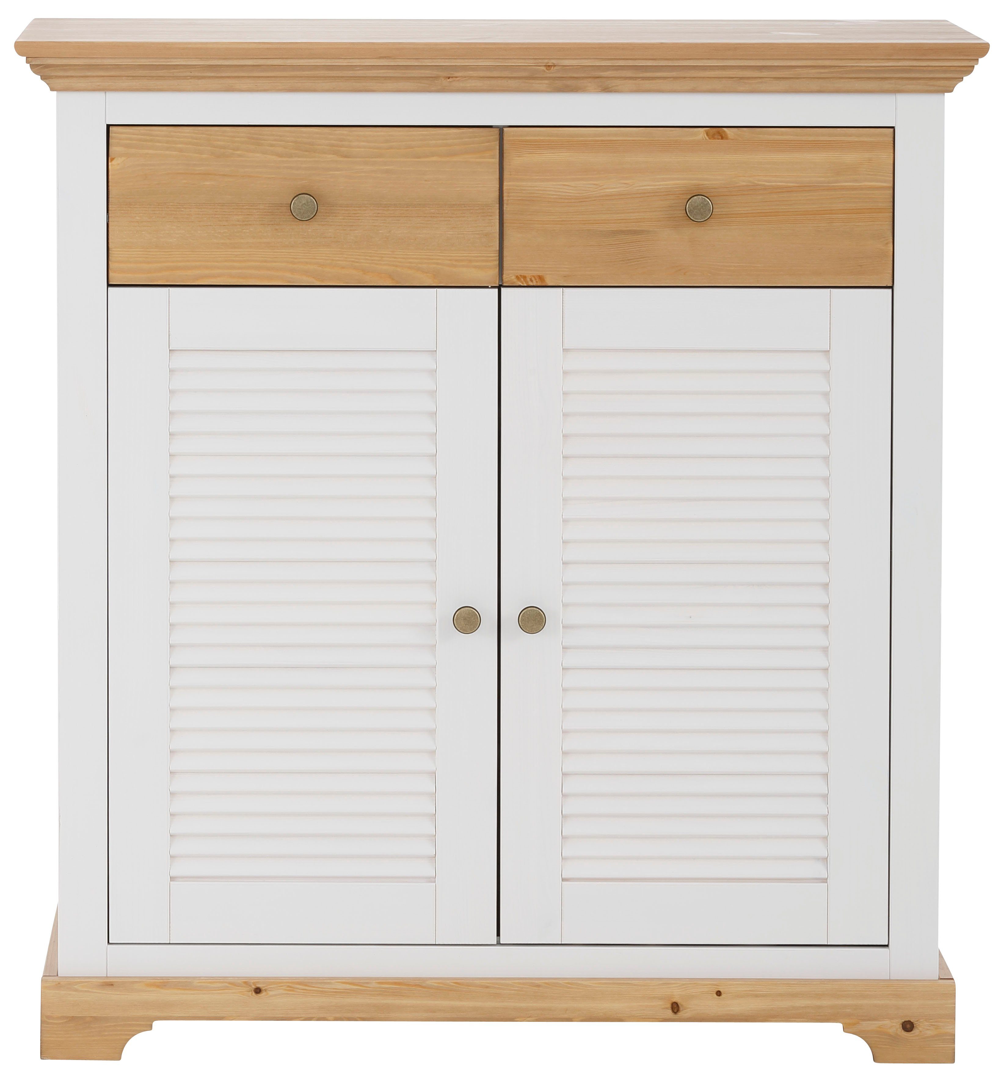 OTTO home Schuhkommode Ayanna Kommode für ca. 9 Paar Schuhe, Schuhschrank aus massiver Kiefer, FSC®, Breite 94 cm