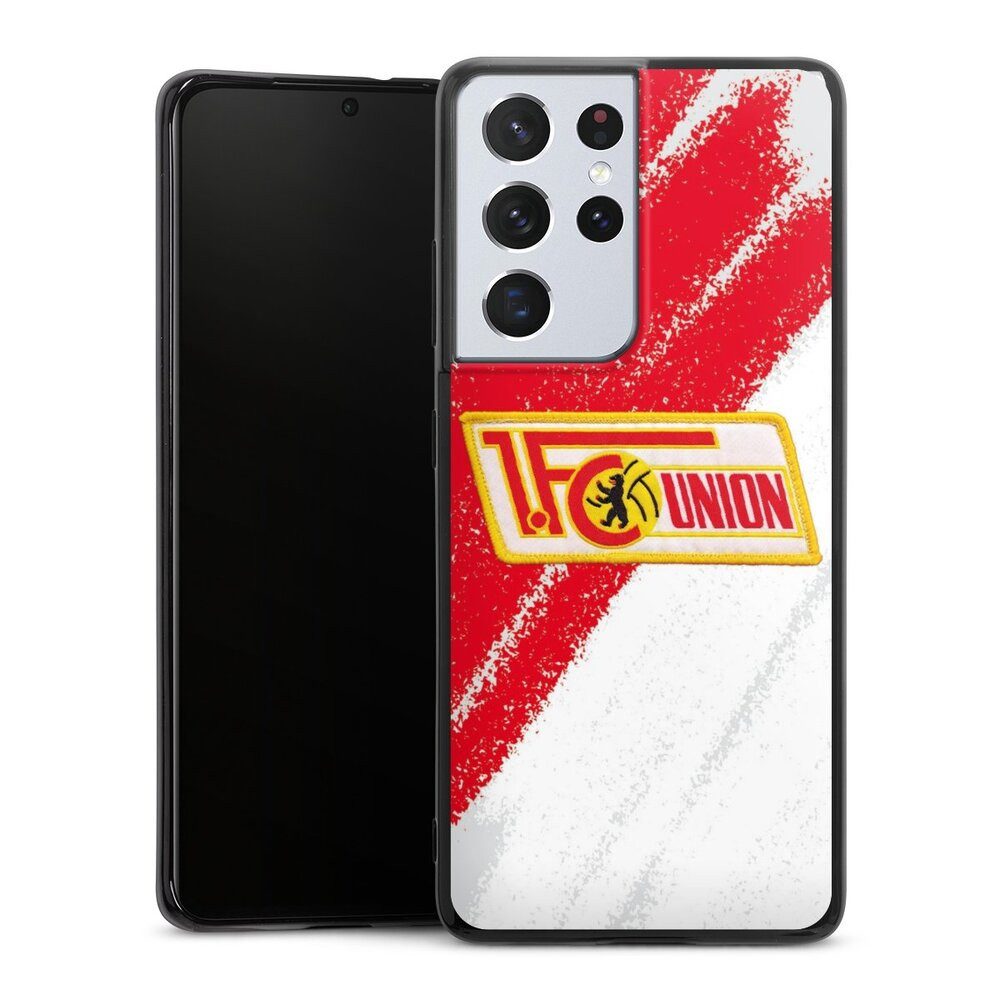 DeinDesign Handyhülle Offizielles Lizenzprodukt 1. FC Union Berlin Logo, Samsung Galaxy S21 Ultra 5G Silikon Hülle Bumper Case Smartphone Cover