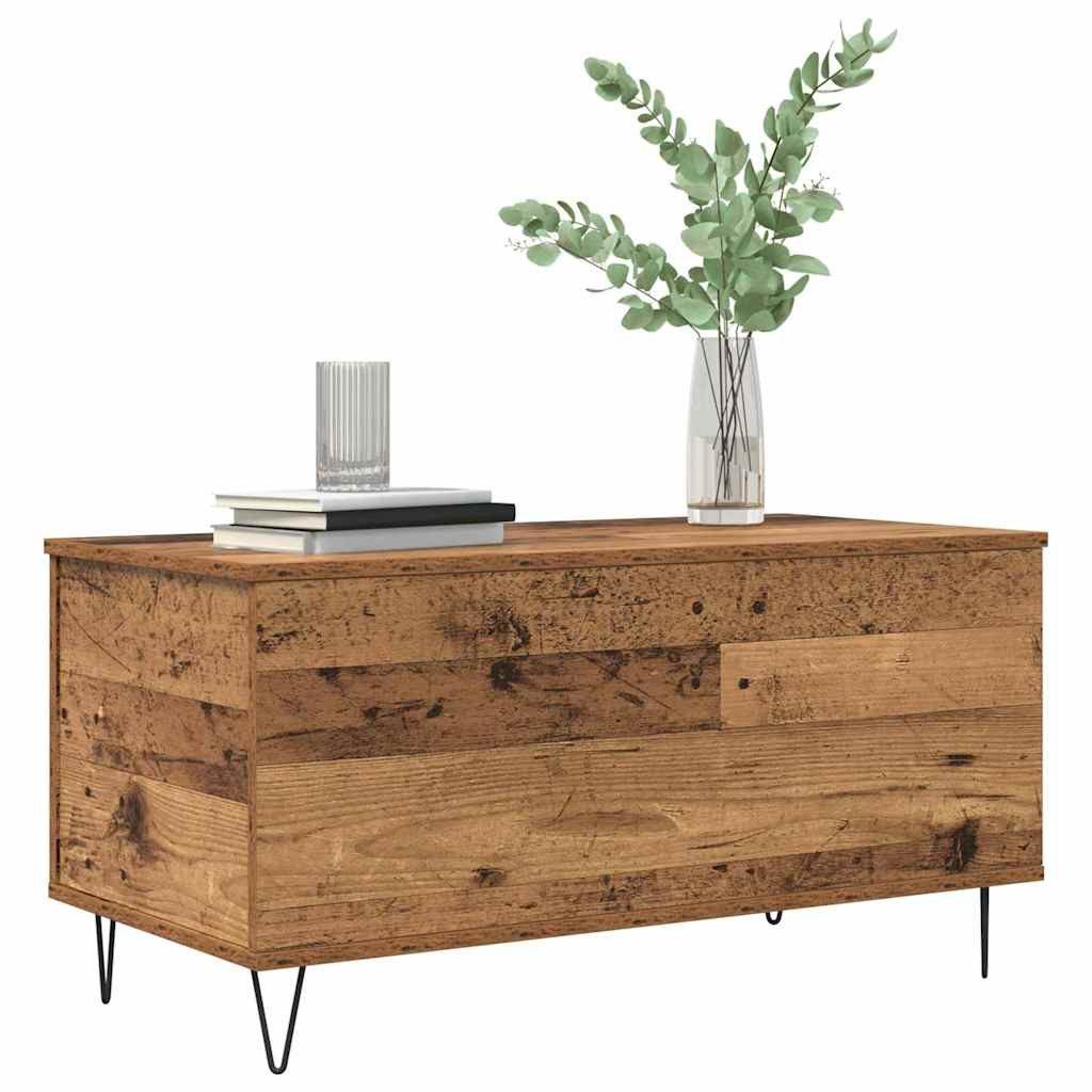 vidaXL Couchtisch Couchtisch Altholz 90 x 44.5 x 45 cm Holzwerkstoff (1-St)