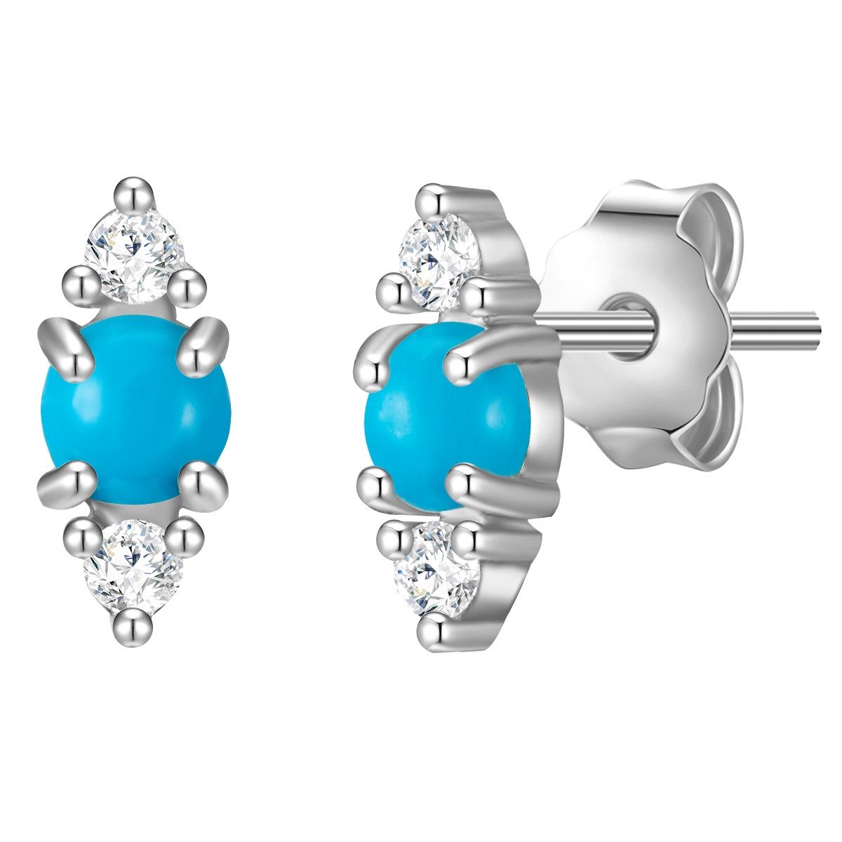 Glanzstücke München Paar Ohrstecker Set: GSM1851 (2-tlg), aus Sterling Silb günstig online kaufen