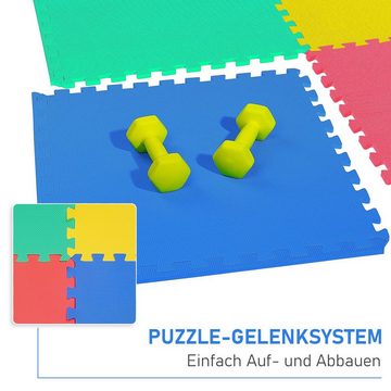 HOMCOM Spielmatte Puzzlematte als 8-teiliges Set